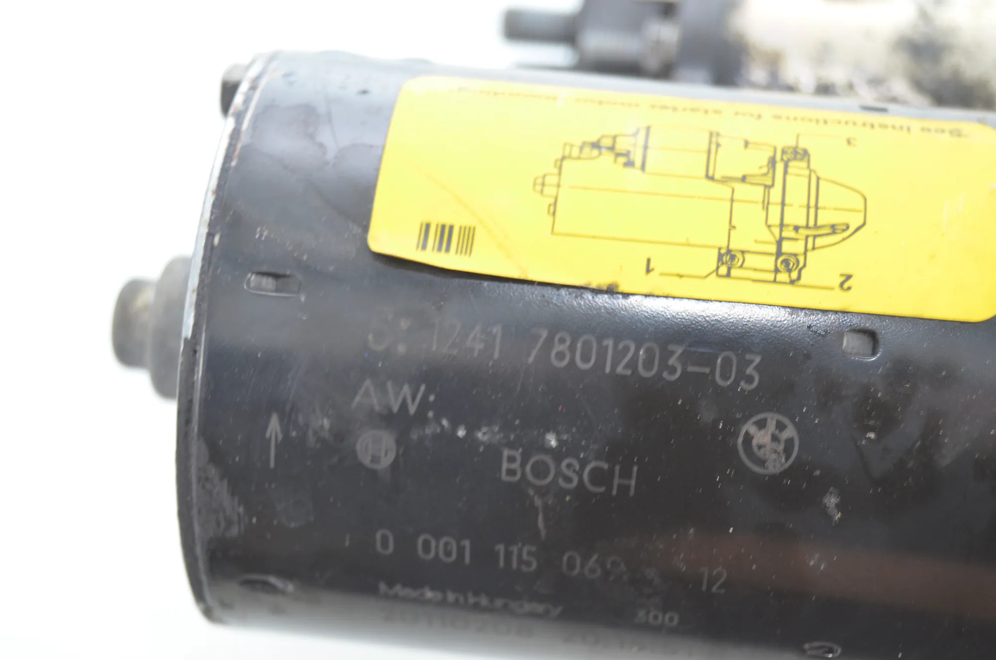 Starter Motor – OEM 7801203 · BMW X5 (E70) xDrive 40 d 2011 – 4