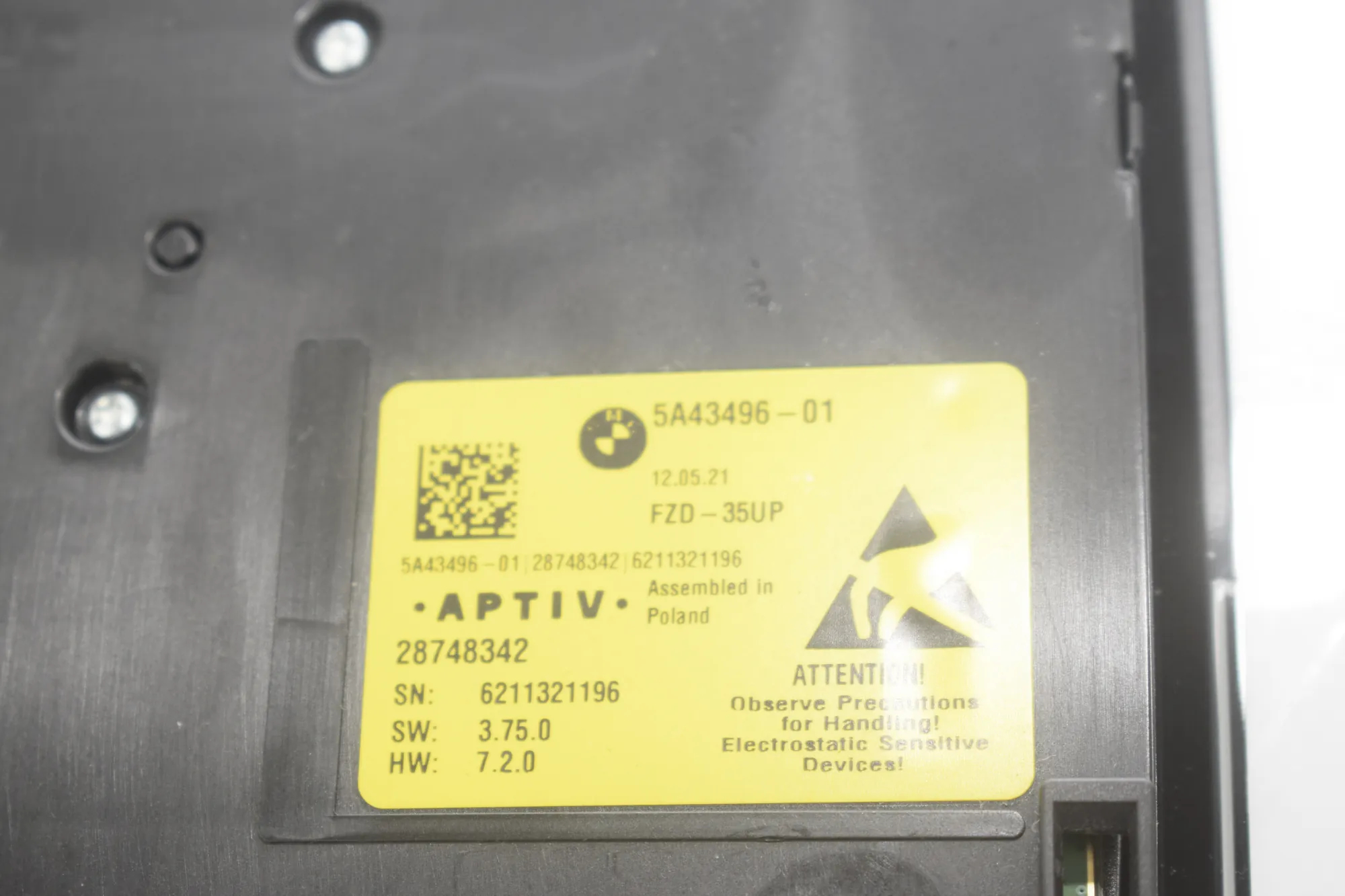 Interior Lighting – OEM 5A43496 · BMW 3 Touring (G21) (2019 - -) 318 d 2021 – 5