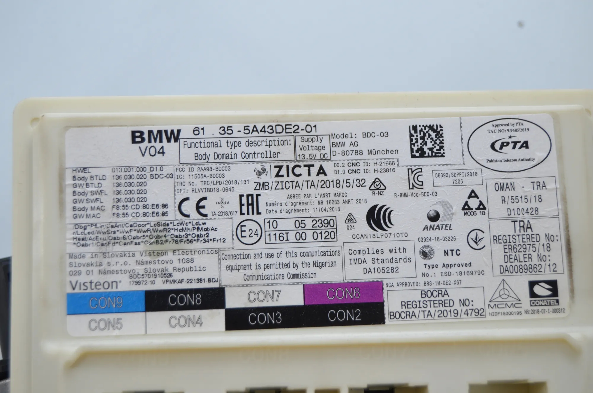 Engine Ignition ECU Set – OEM 7827050 · BMW 3 Touring (G21) (2019 - -) 318 d 2021 – 8