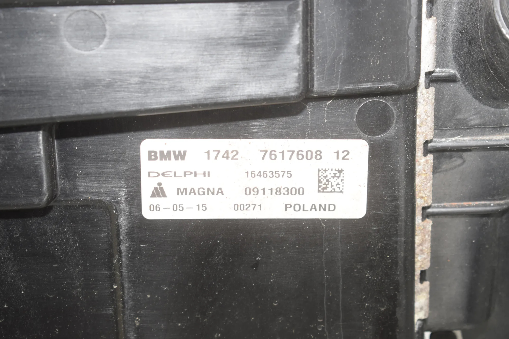 Radiator Pack Set – OEM 7617608 · BMW 2 Gran Tourer (F46) 216 d 2015 – 7