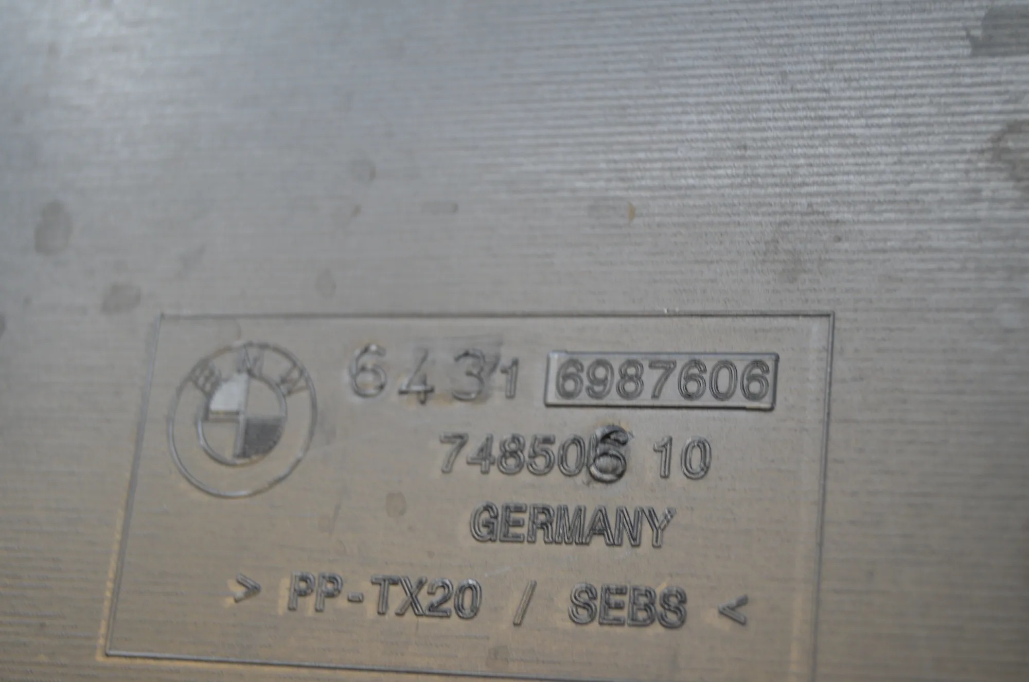 Other Body Parts – OEM 7184768 · BMW 5 (F10) 530 d 2016 – 10