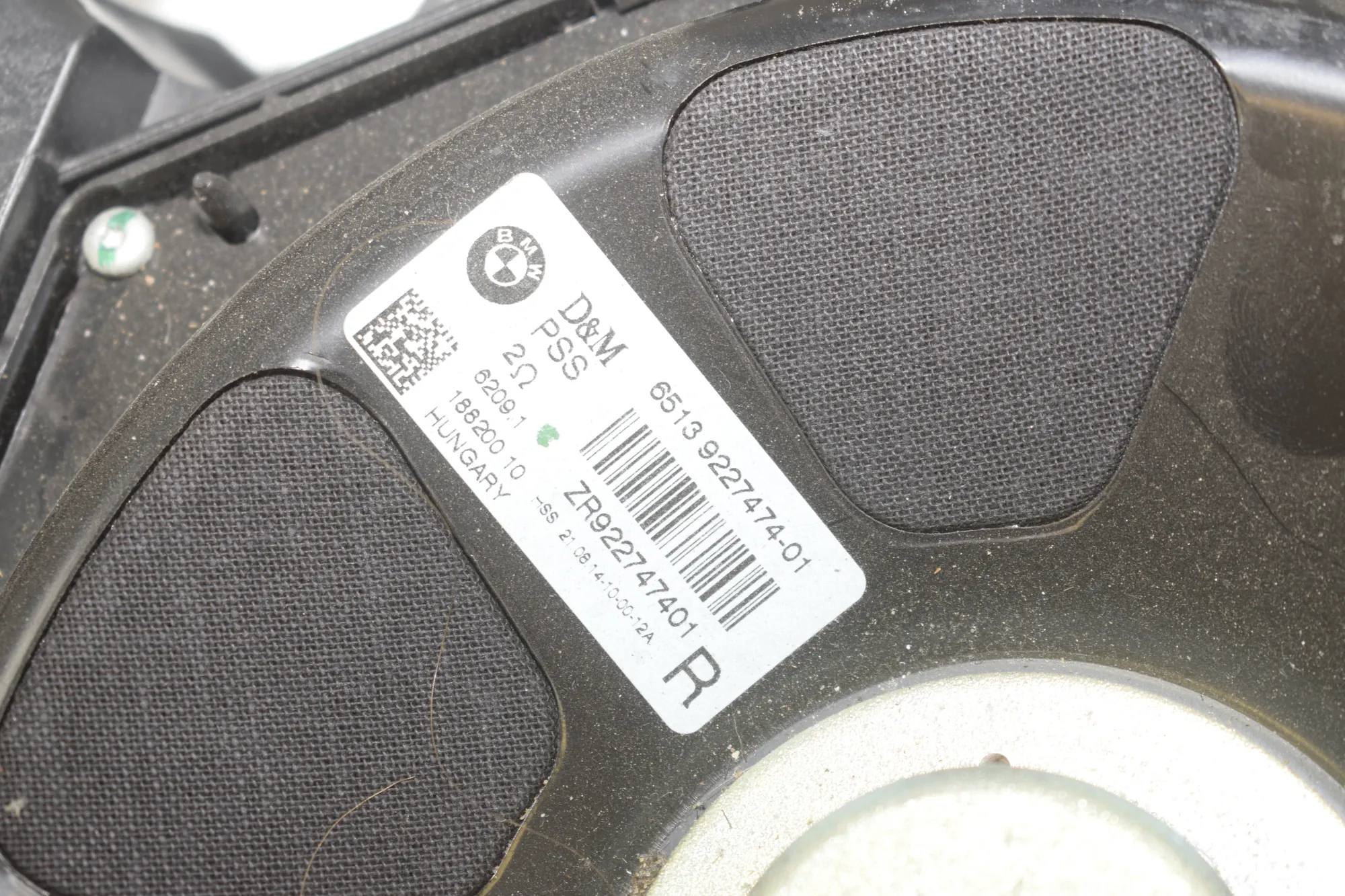 Sound Audio System Set – OEM 9227474 · BMW 5 Gran Turismo (F07) 535 d xDrive 2014 – 6