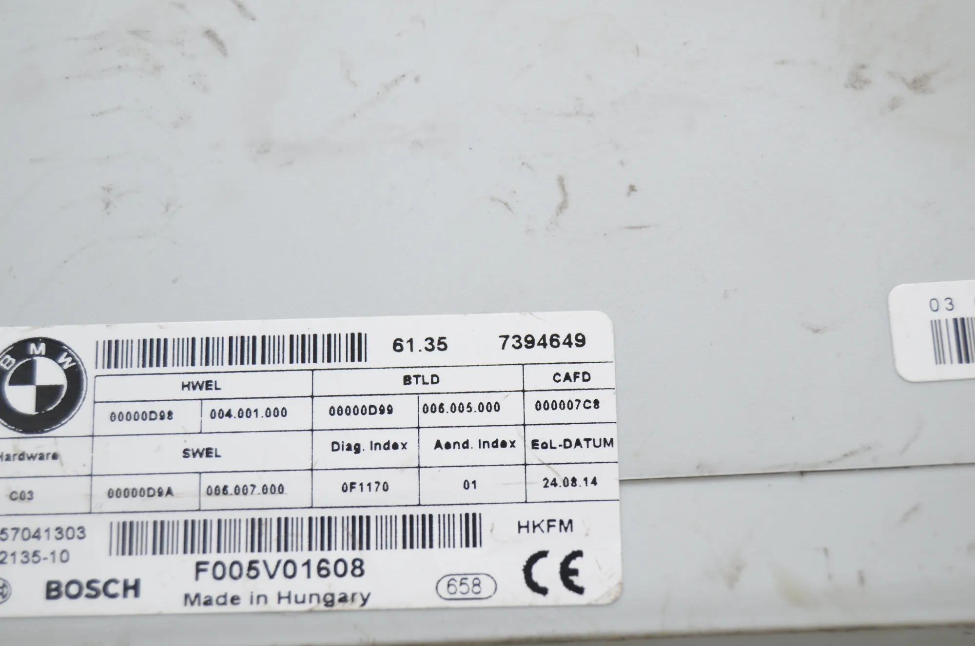 Electric Tailgate Opening Kit – OEM 7394649 · BMW 5 Gran Turismo (F07) 535 d xDrive 2014 – 6