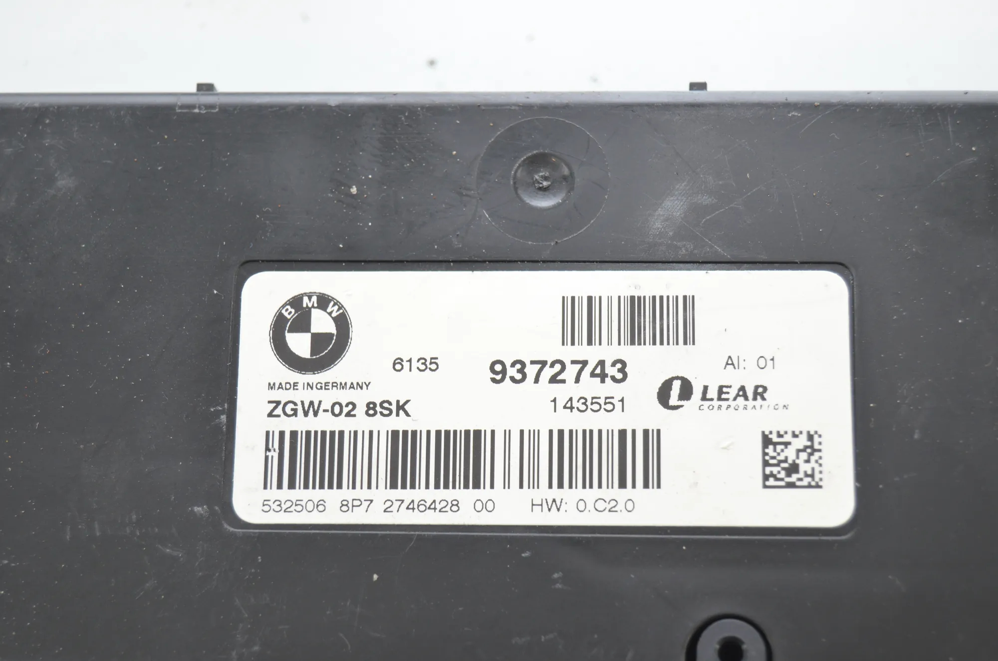 Other Control Units – OEM 9372743 · BMW 5 Gran Turismo (F07) 535 d xDrive 2014 – 5