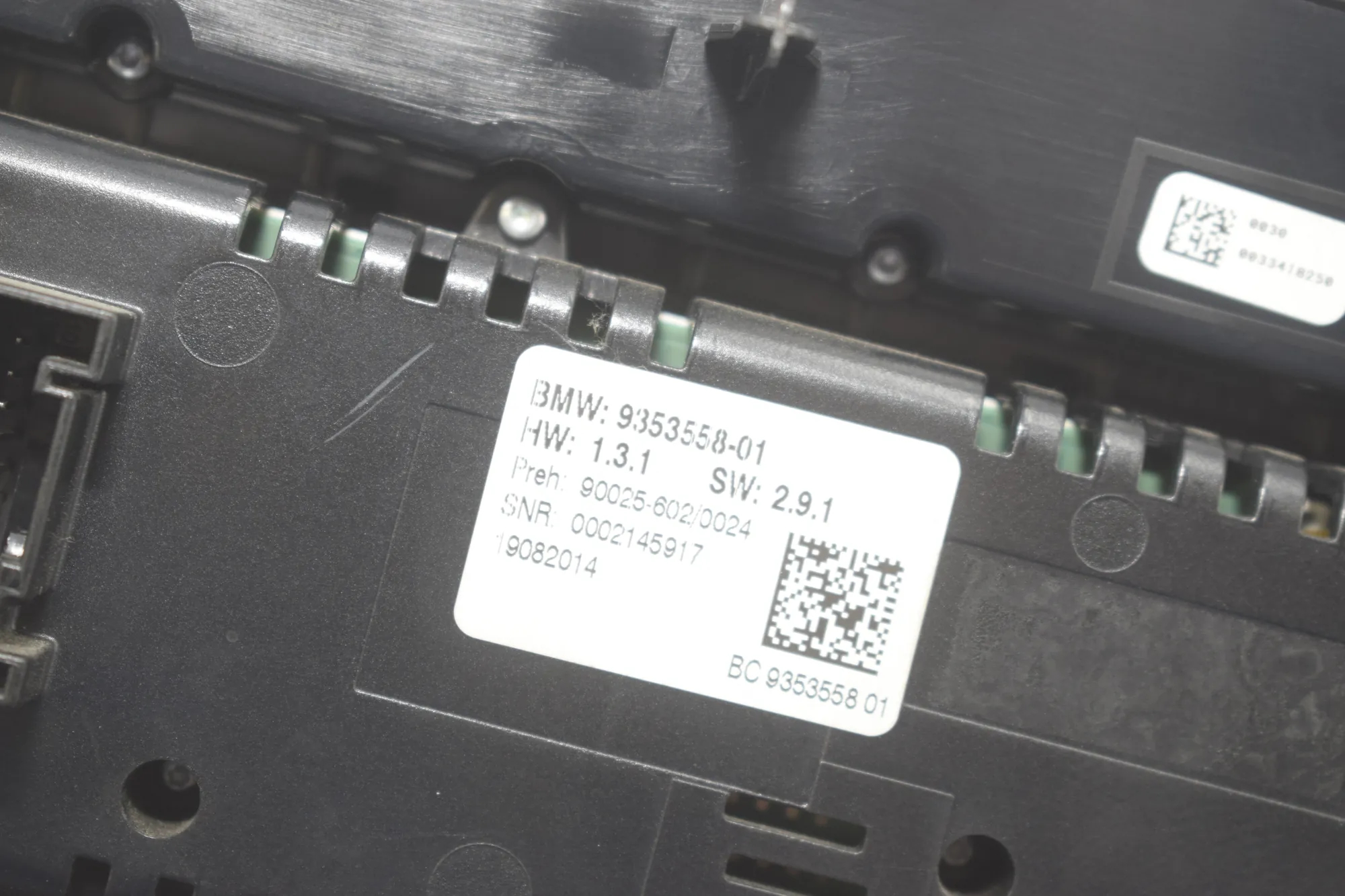 Climate Control Unit – OEM 9353558 · BMW 5 Gran Turismo (F07) 535 d xDrive 2014 – 6