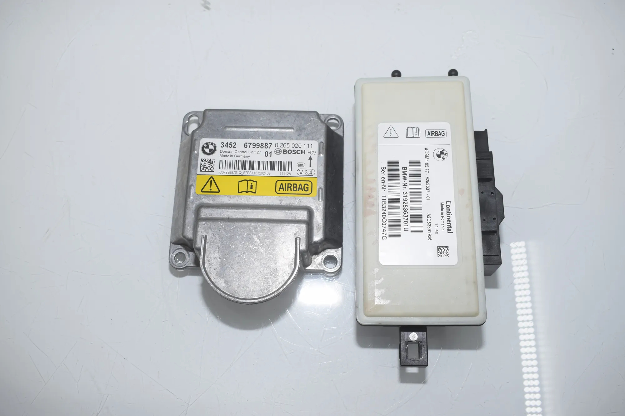 SRS Control Unit – OEM 9253637 · BMW 5 Touring (F11) 535 d 2011 – 2