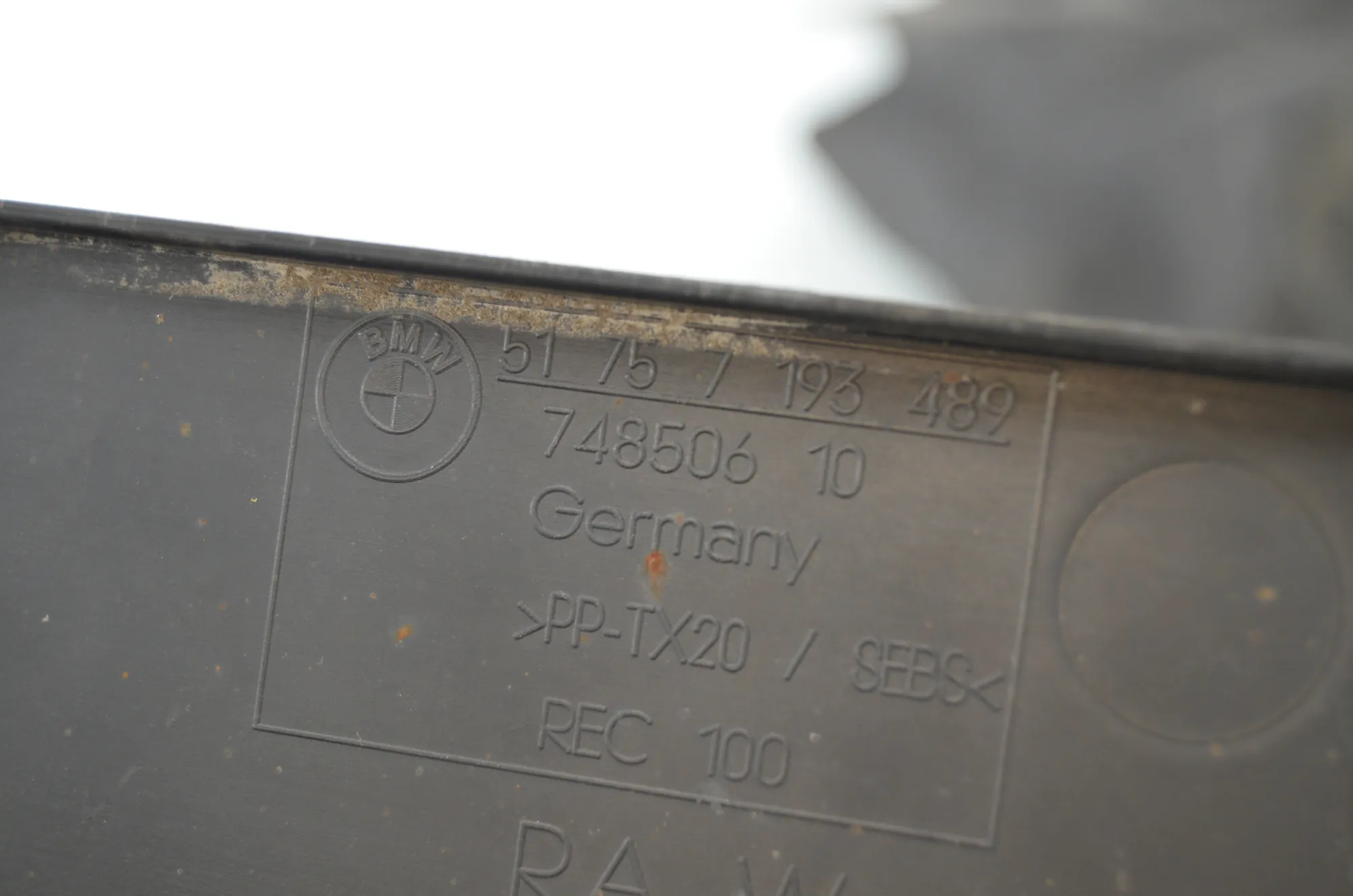 Other Underbody Cover – OEM 7228686 · BMW 5 Gran Turismo (F07) 535 d xDrive 2014 – 6