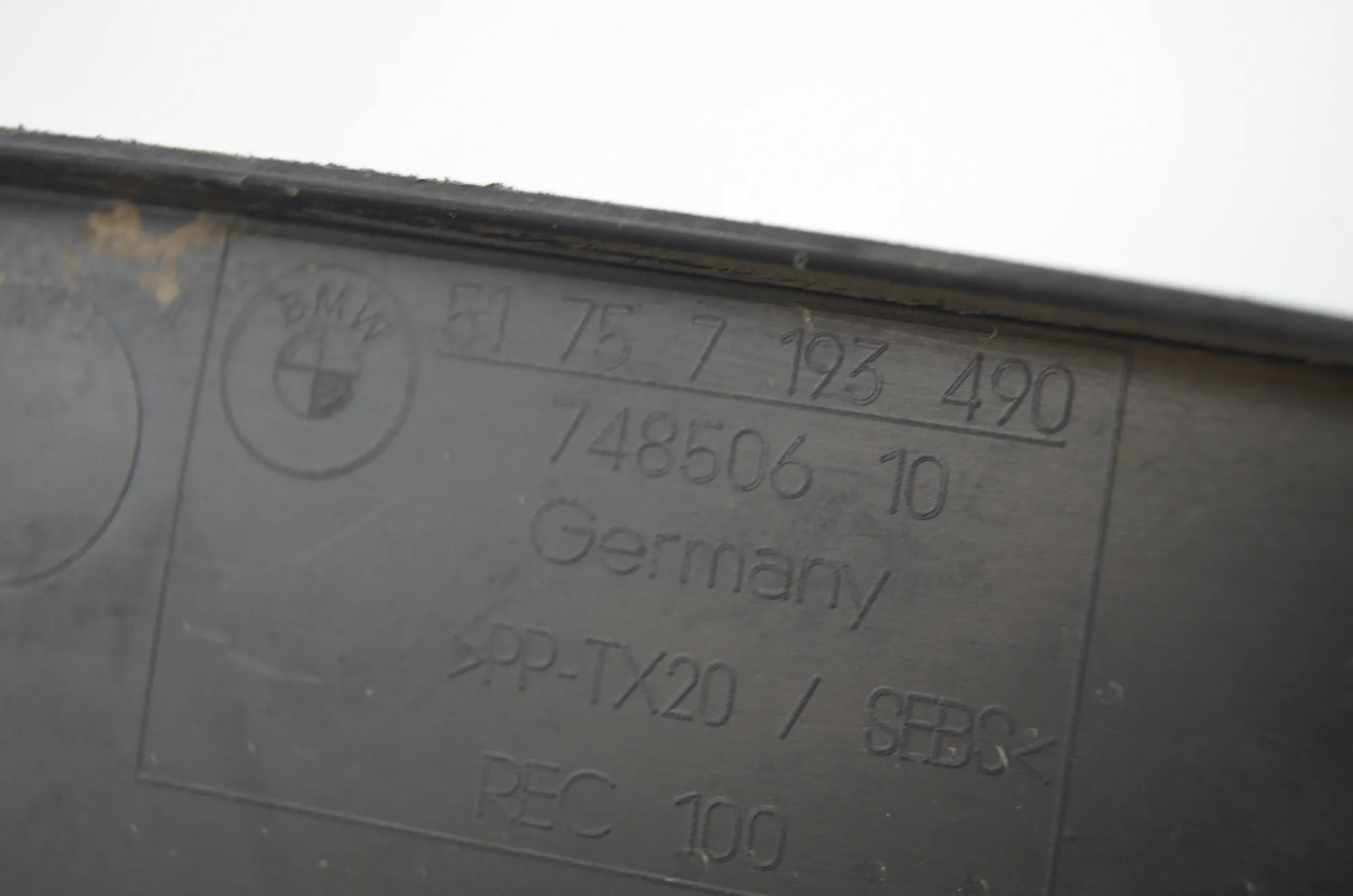 Other Underbody Cover – OEM 7228686 · BMW 5 Gran Turismo (F07) 535 d xDrive 2014 – 11