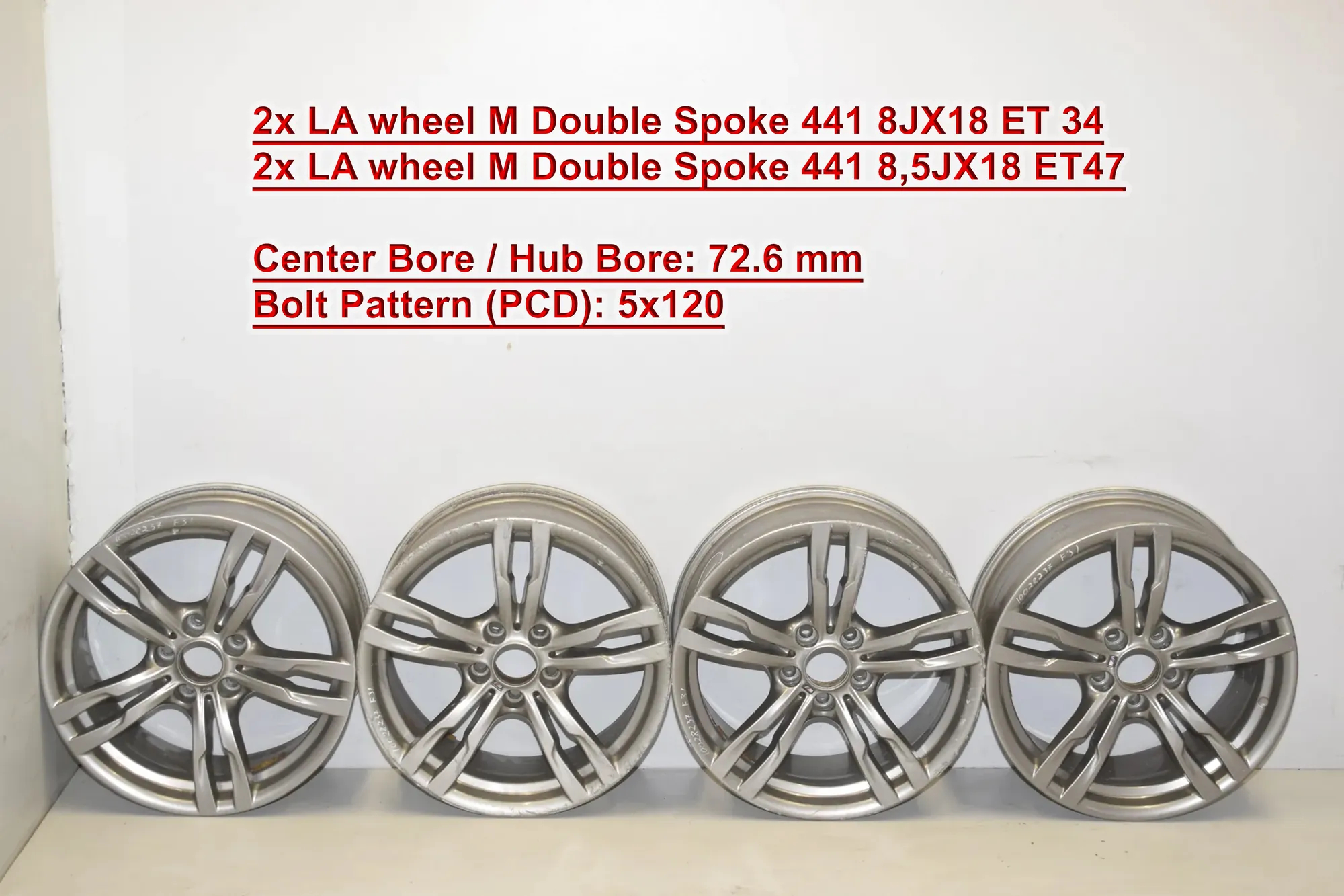 Wheel Set (without tires) – OEM 7852491 · BMW 3 Touring (F31) 330 d 2016