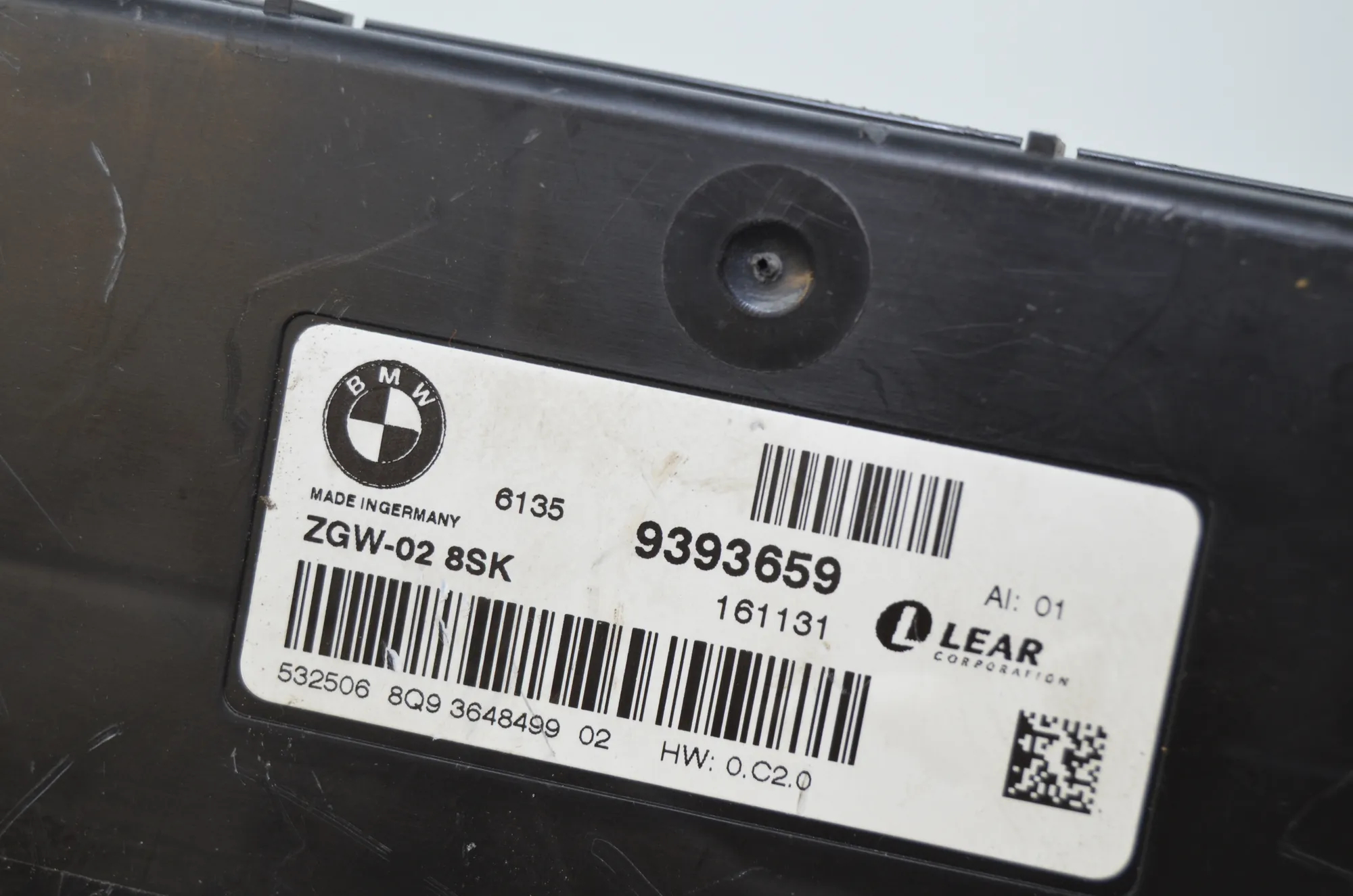 Other Control Units – OEM 9393659 · BMW 5 Touring (F11) M 550 d xDrive 2016 – 8