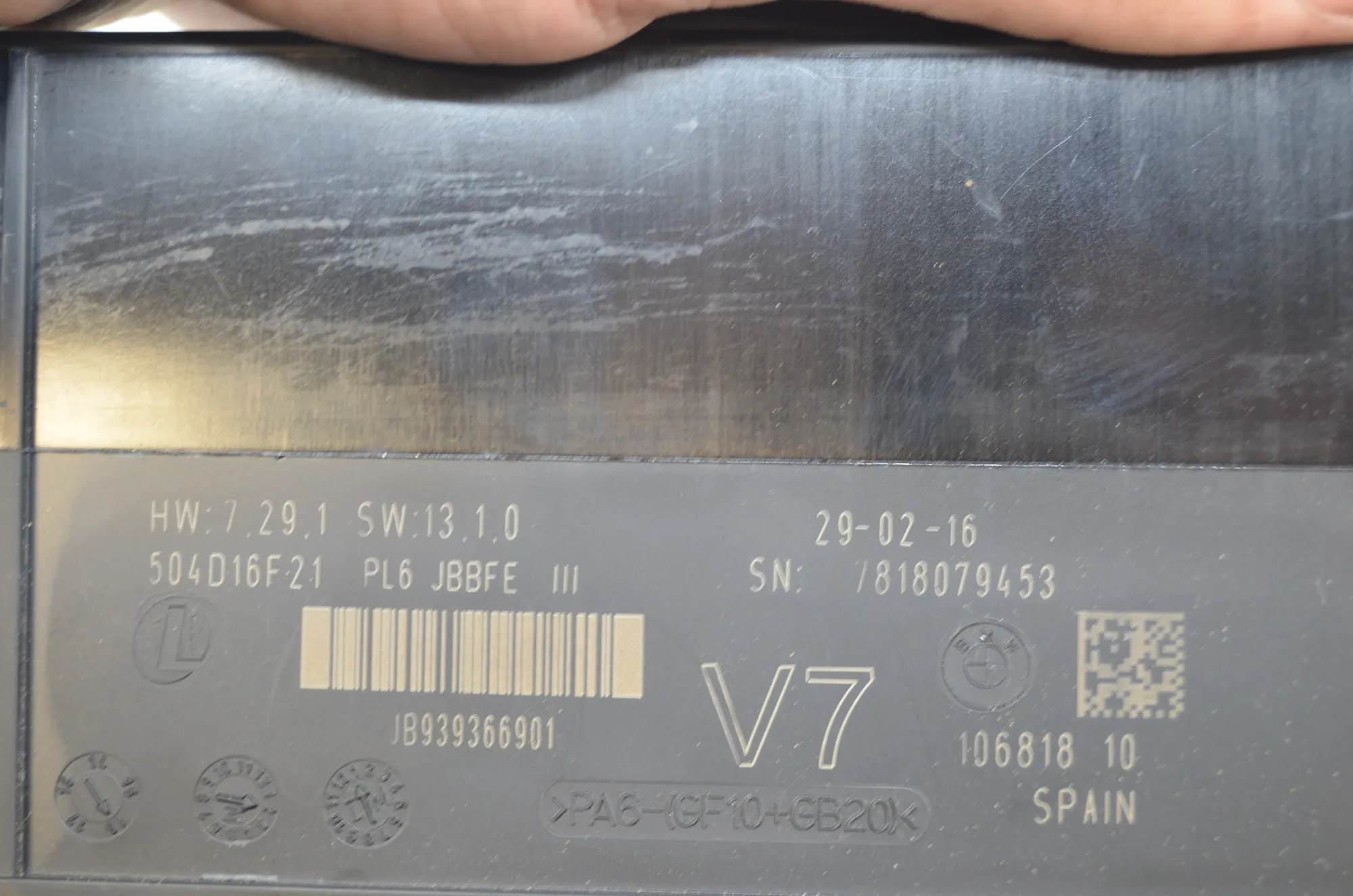 Other Control Units – OEM 9393659 · BMW 5 Touring (F11) M 550 d xDrive 2016 – 9