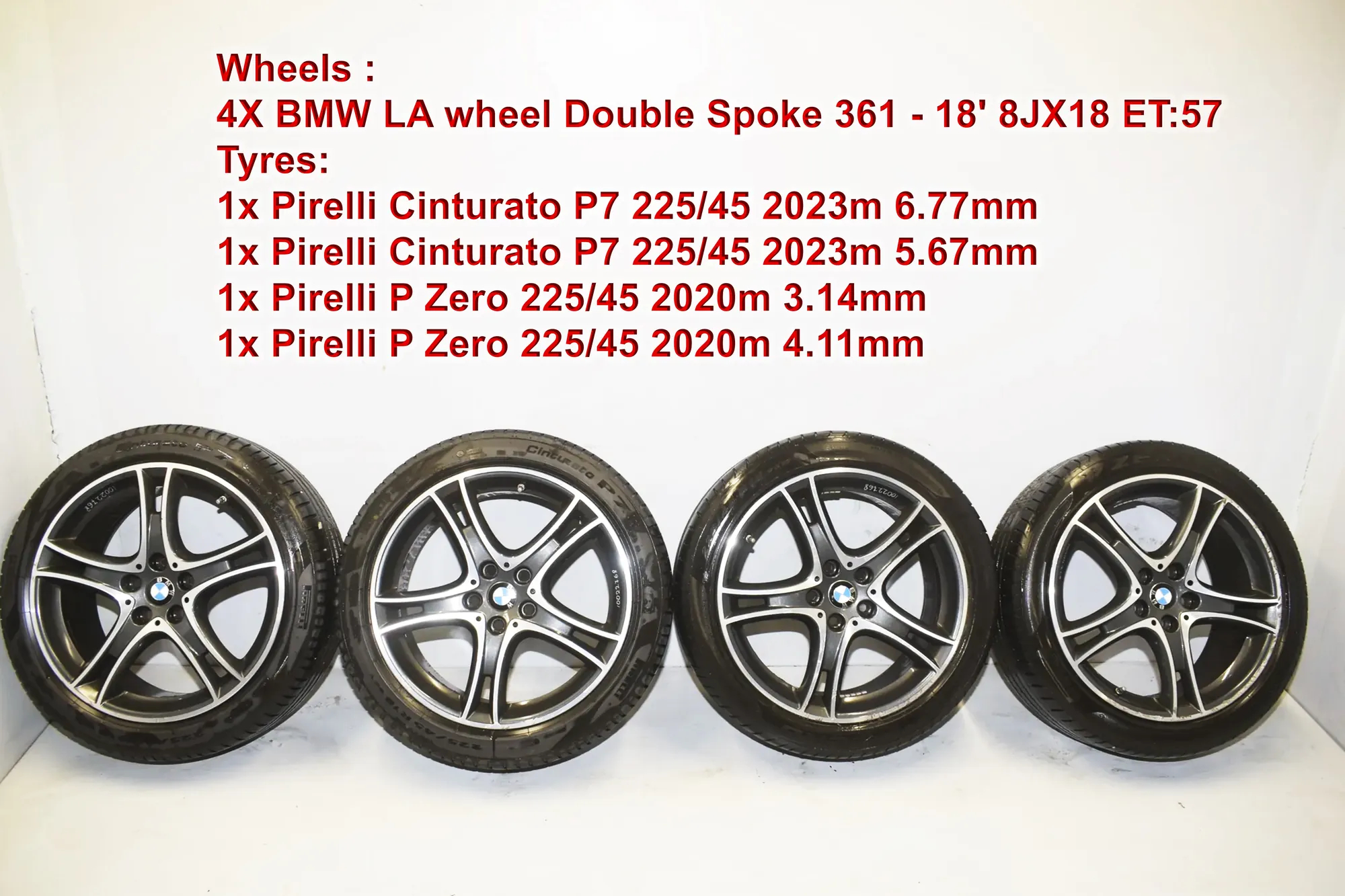 Alloy Wheel Set – OEM 6855092 · BMW 2 Gran Tourer (F46) 220 d xDrive 2016