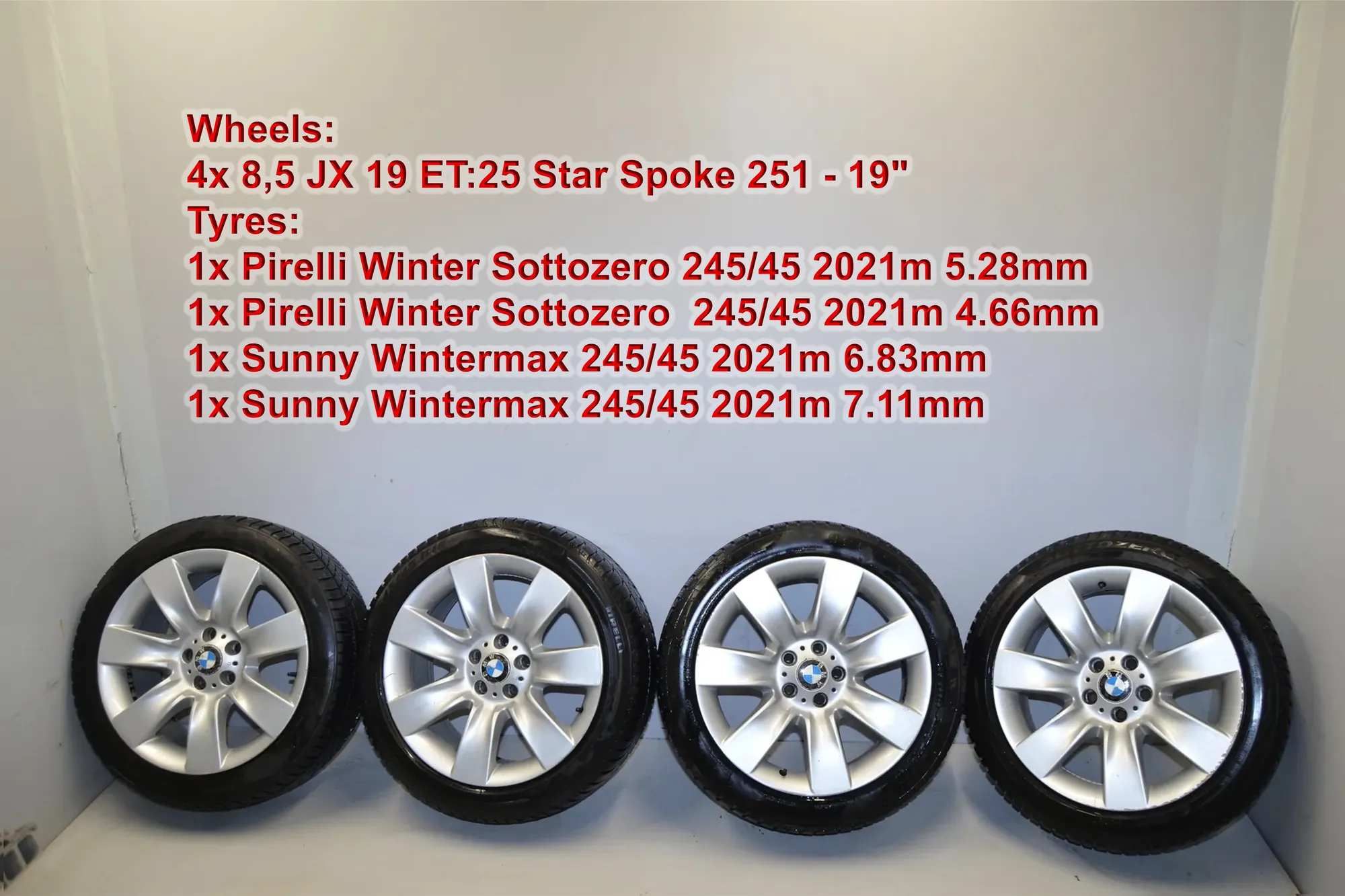 Alloy Wheel Set – OEM 6775390 · BMW 7 (F01, F02) BMW 7 (F01, F02) 730 d 2013