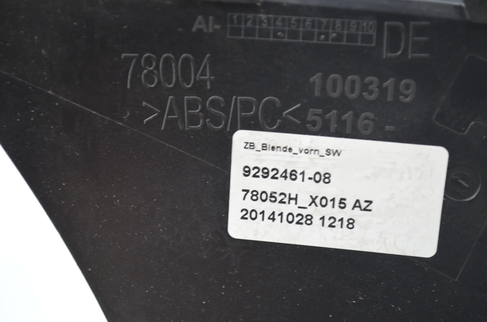 Center Console Trim – OEM 9292461 · BMW i3 (I01) Electric 2014 – 6