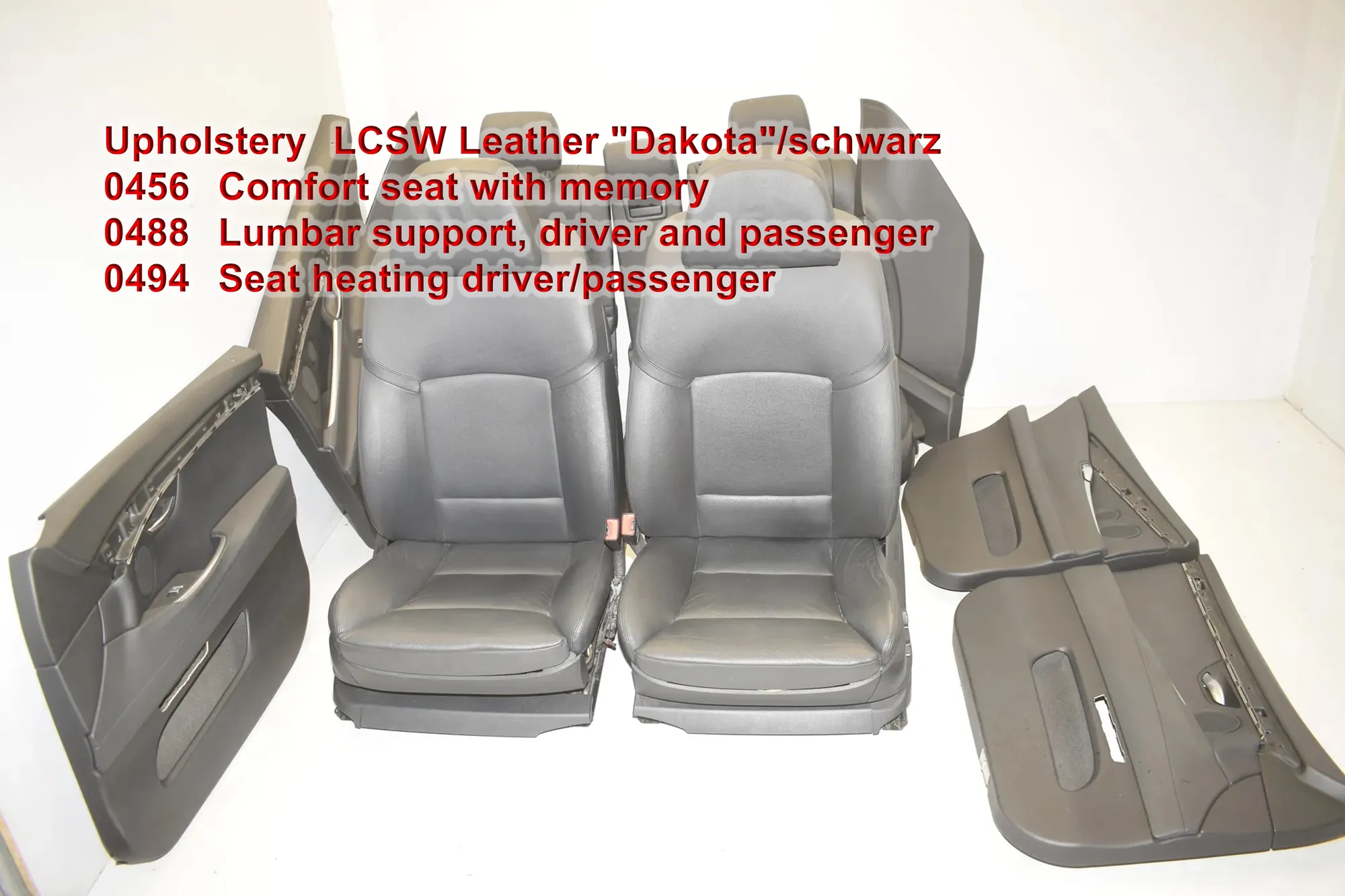 Seat set · BMW 5 Gran Turismo (F07) 530 d 2009
