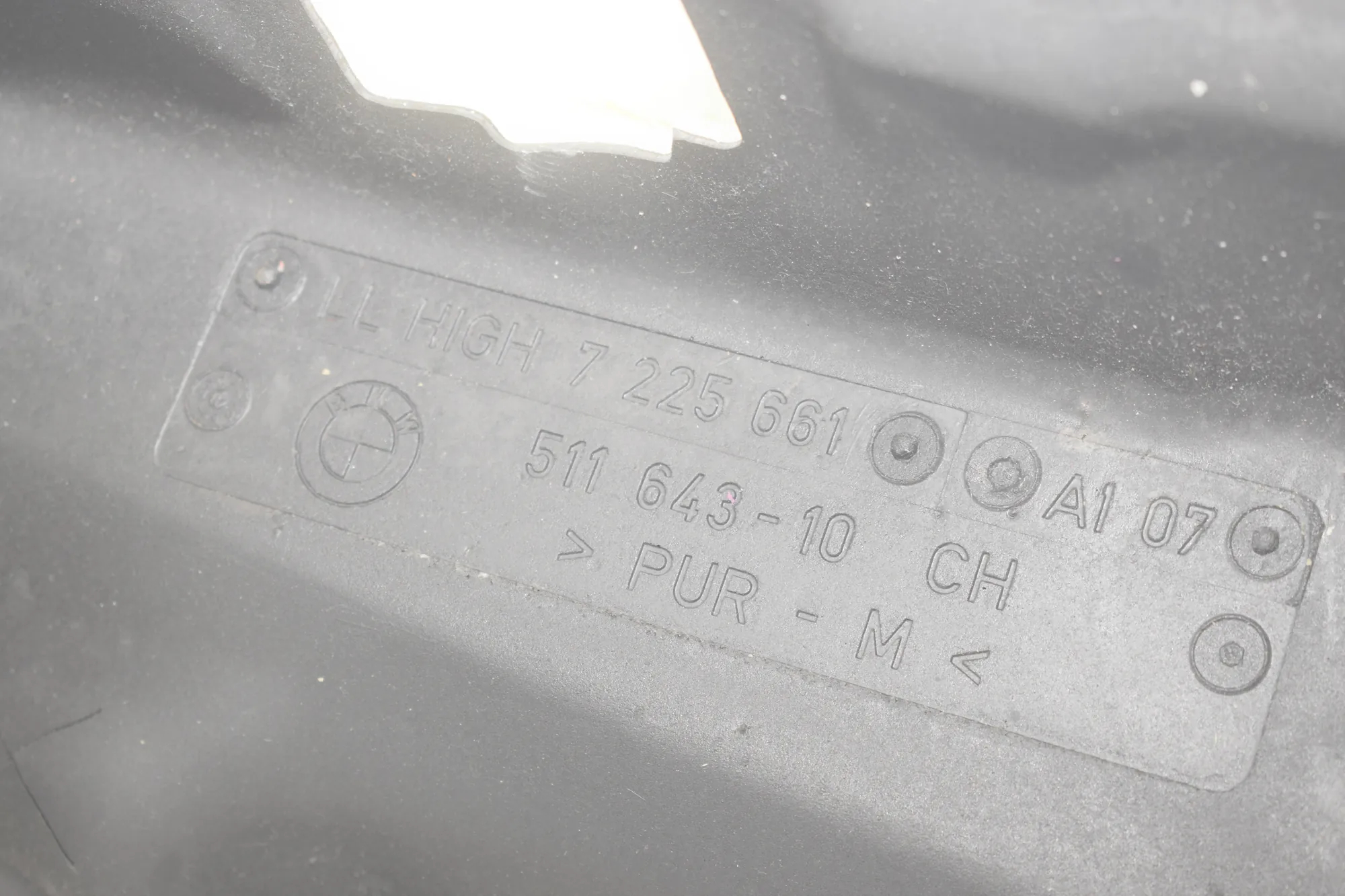 Sound Insulation – OEM 7225661 · BMW 6 Gran Coupe (F06) 640 d 2012 – 4