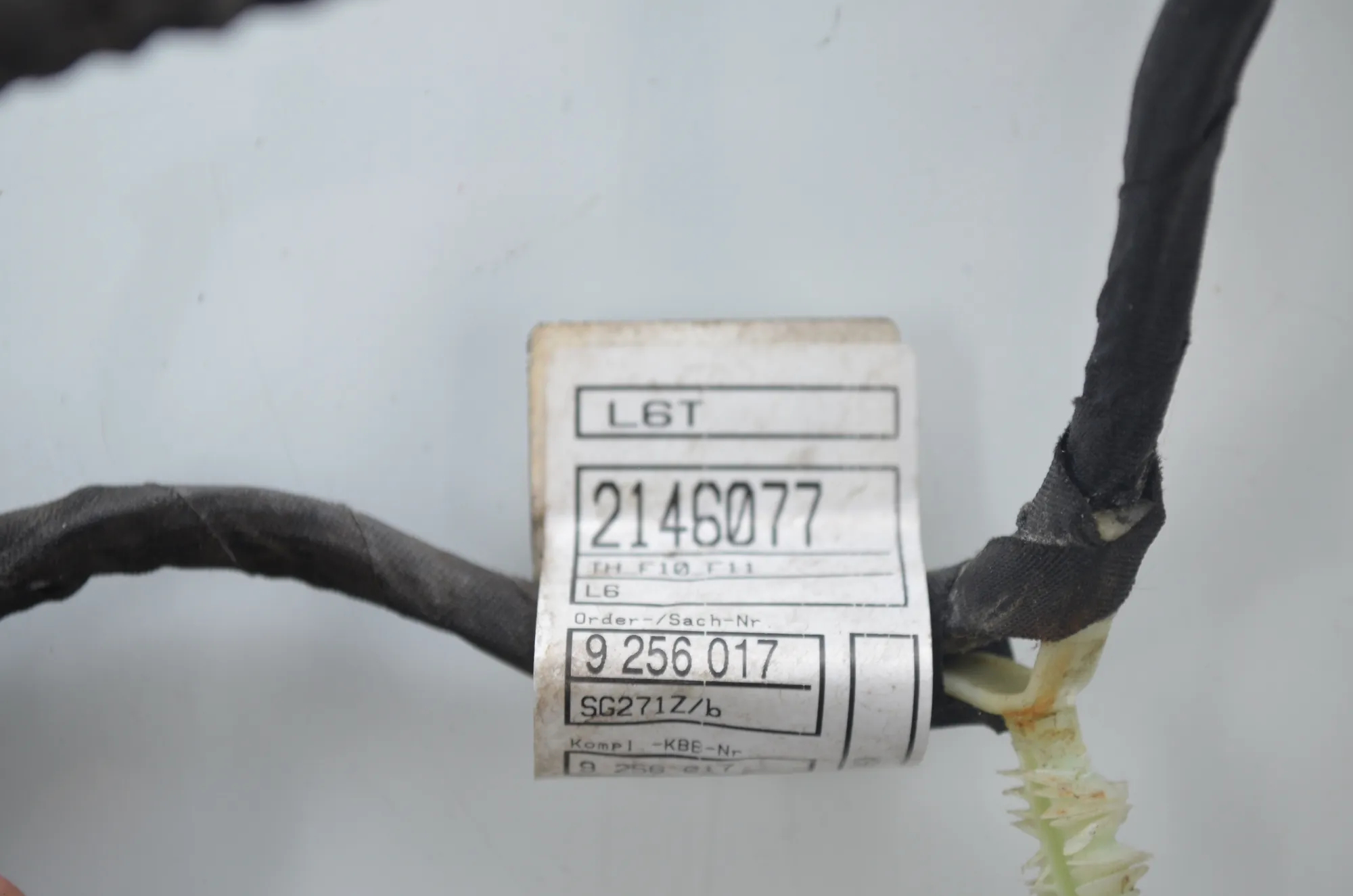 Rear Left Door Wiring – OEM 9256017 · BMW 5 Touring (F11) M 550 d xDrive 2012 – 5