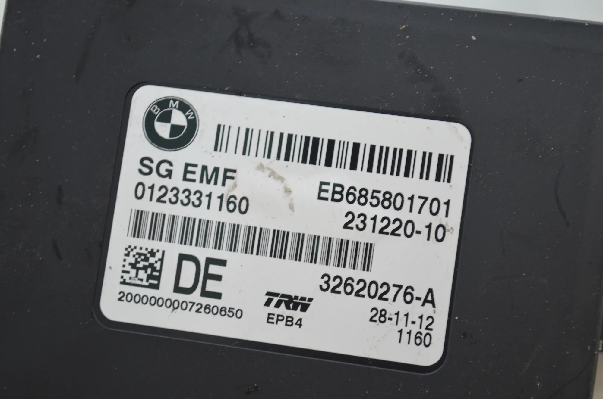 Other Control Units – OEM 9153418 · BMW 5 Touring (F11) M 550 d xDrive 2012 – 9