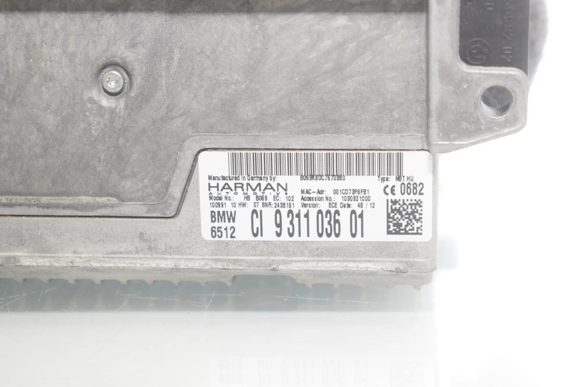Navigation System – OEM 9286699 · BMW 5 Touring (F11) M 550 d xDrive 2012 – 10