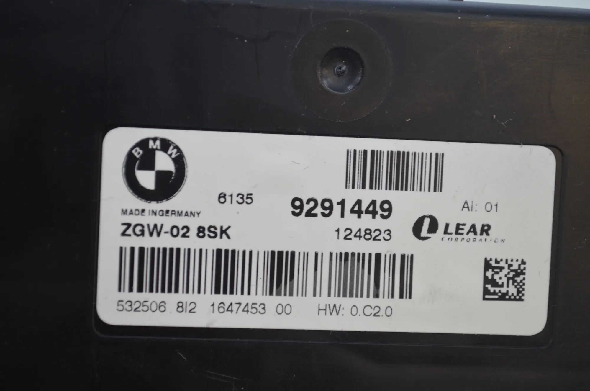Other Control Units – OEM 9291449 · BMW 5 Touring (F11) M 550 d xDrive 2012 – 6