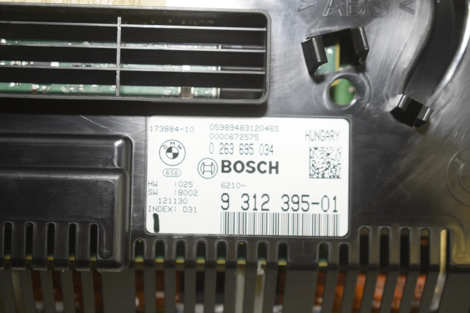 Instrument Cluster Speedometer – OEM 9312395 · BMW 5 Touring (F11) M 550 d xDrive 2012 – 5