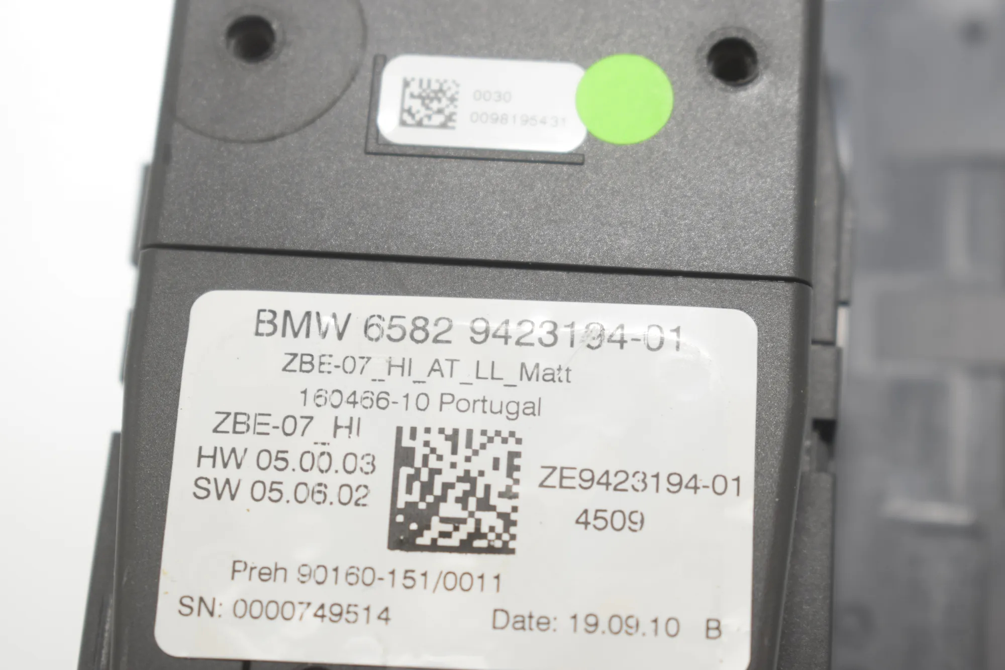Navigation System – OEM 9423194 · BMW 3 Touring (G21) (2019 - -) 320 d 2019 – 7