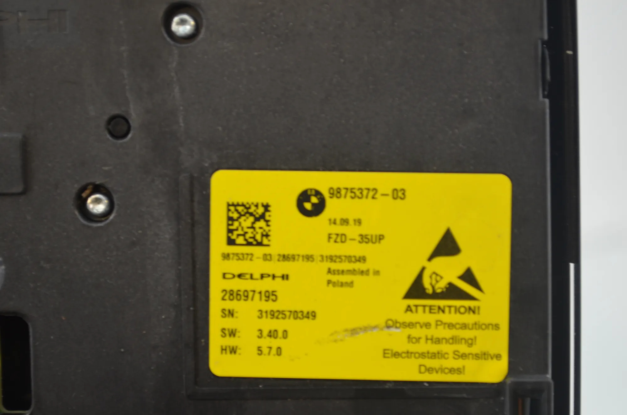 Interior Lighting – OEM 9490430 · BMW 3 Touring (G21) (2019 - -) 320 d 2019 – 5