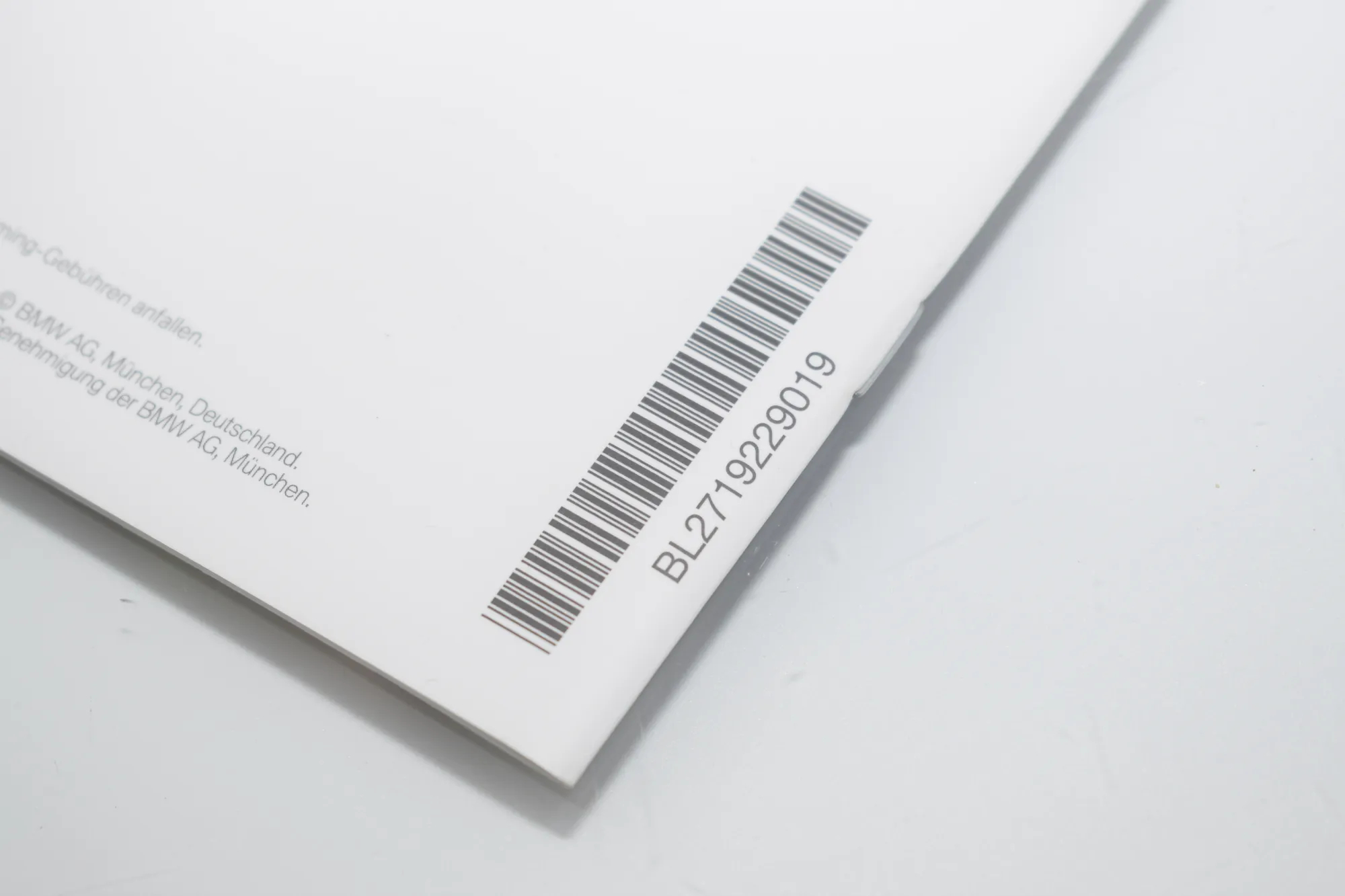 Manual Service Book – OEM BL2719229019 · BMW 3 Touring (G21) (2019 - -) 320 d 2019 – 5