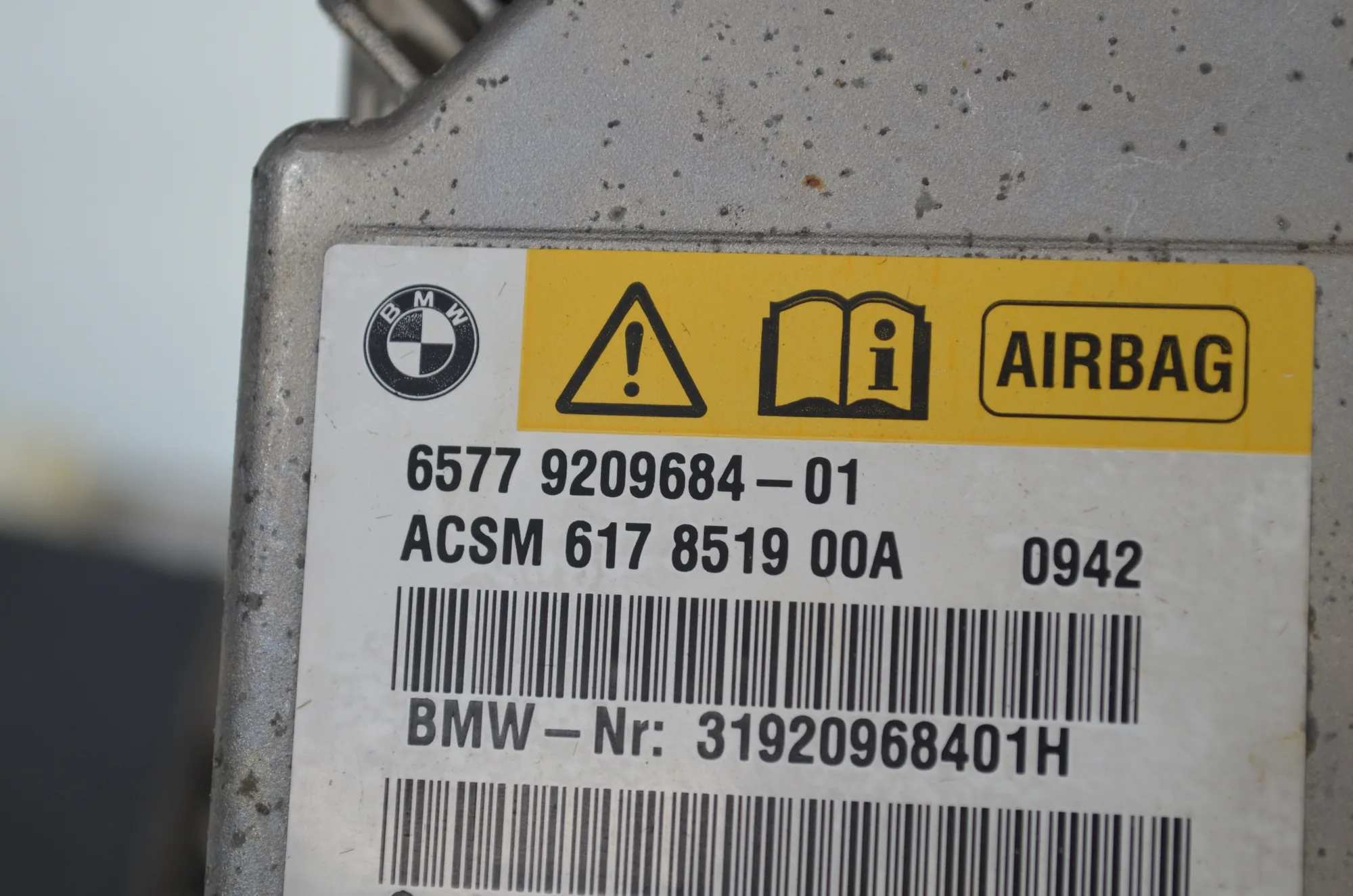 Other Control Units – OEM 9213187 · BMW 5 Gran Turismo (F07) 530 d 2009 – 12