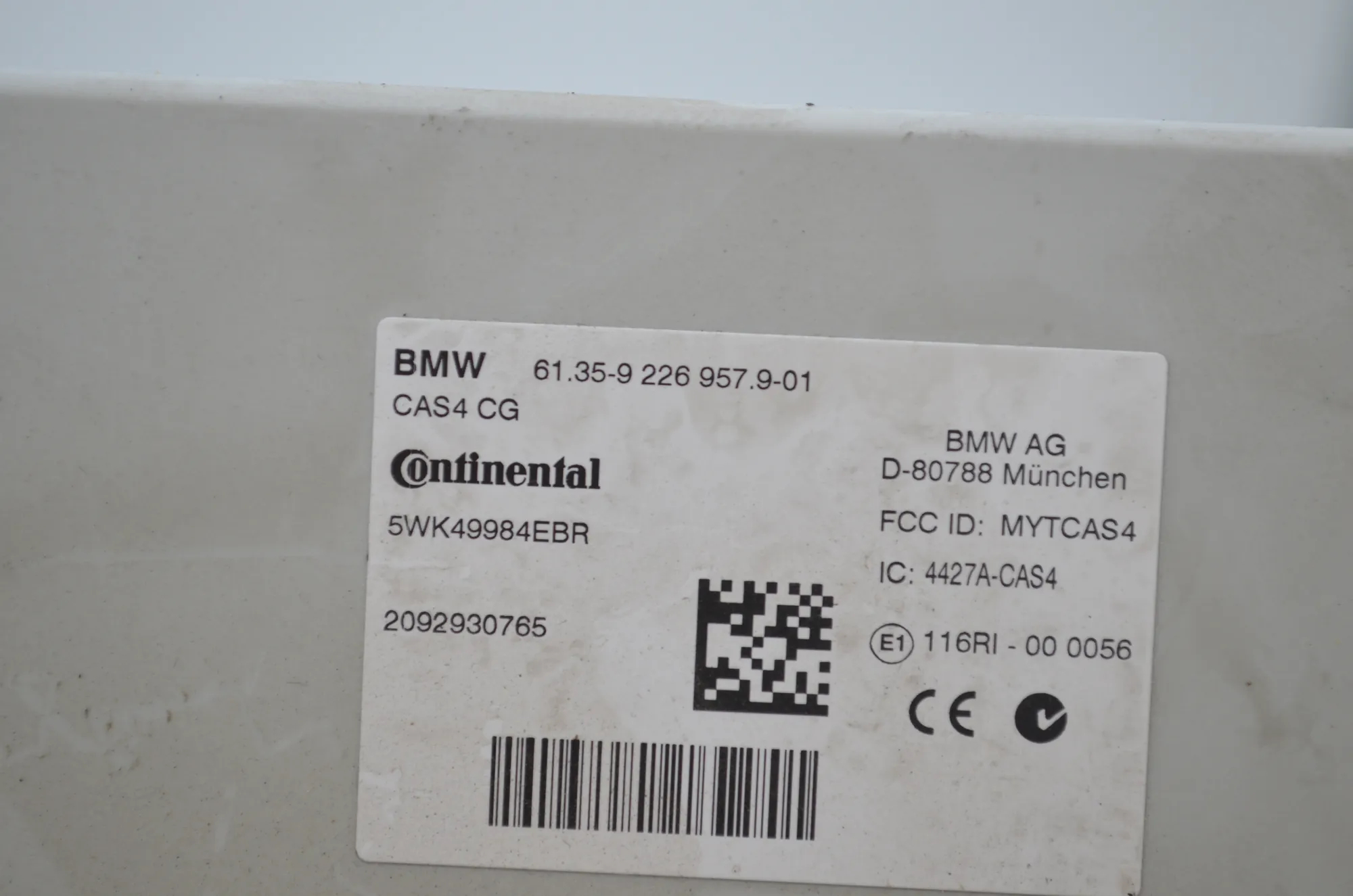 Engine Ignition ECU Set – OEM 8509757 · BMW 5 Gran Turismo (F07) 530 d 2009 – 11