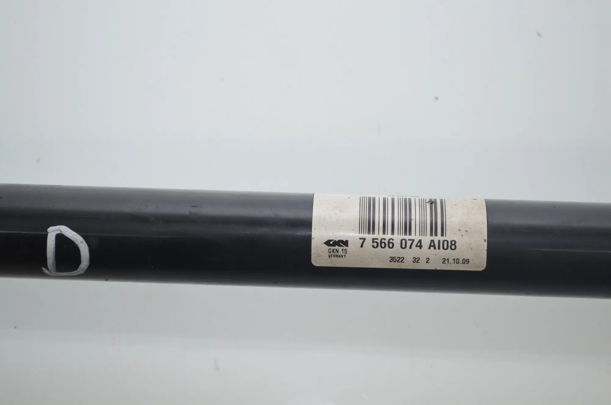 Rear Right Driveshaft – OEM 7566074 · BMW 5 Gran Turismo (F07) 530 d 2009 – 4