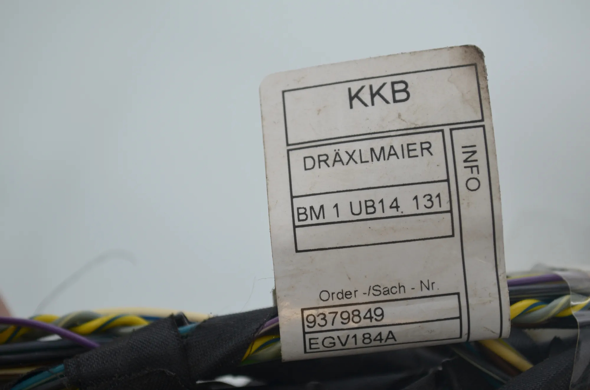 Front Right Door Wiring – OEM 7252538 · BMW X3 (F25) xDrive 20 d 2016 – 6