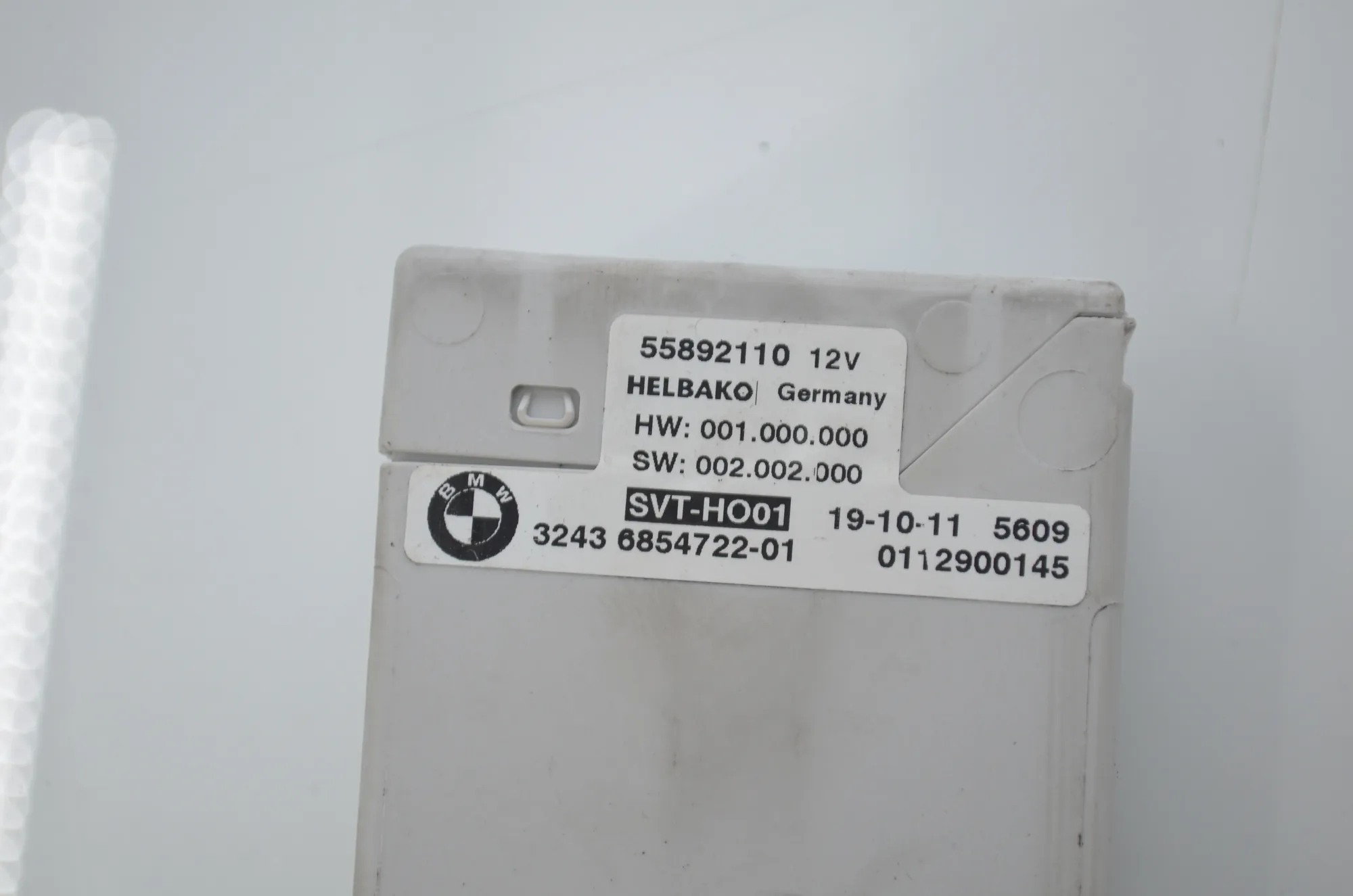 Other Control Units – OEM 6854722 · BMW 5 (F10) 530 d xDrive 2011 – 10
