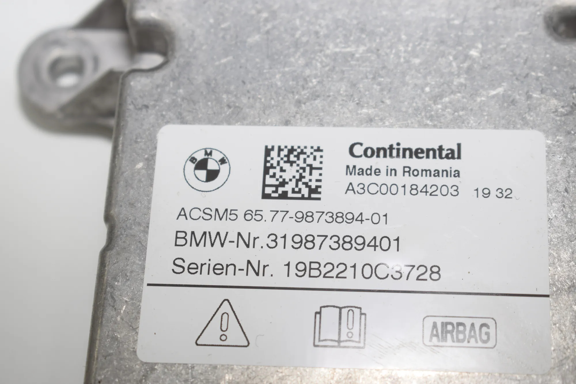 Distance Radar Sensor – OEM 9873894 · BMW 3 Touring (G21) (2019 - -) 320 d 2019 – 6