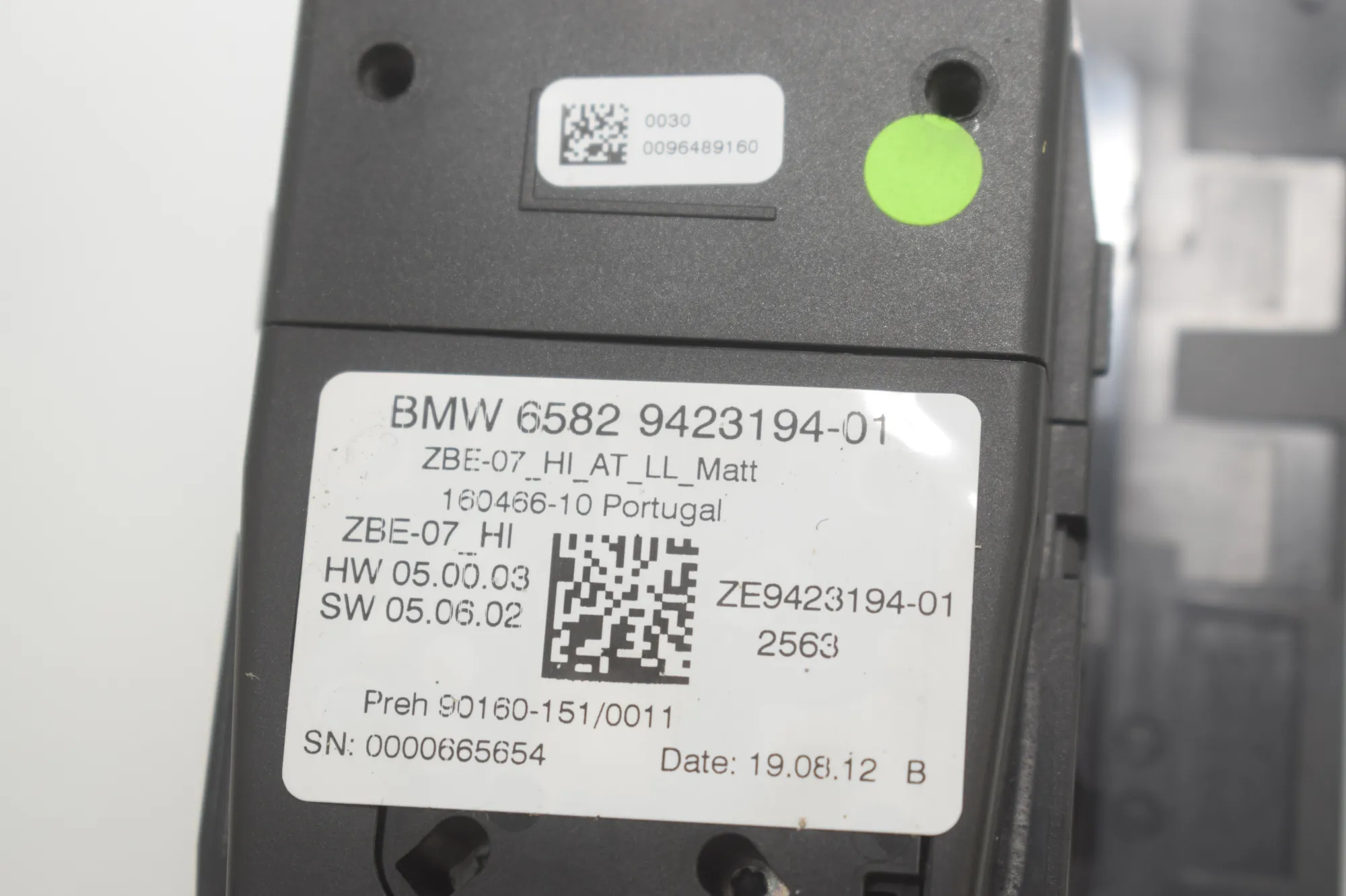 Navigation System – OEM 9423194 · BMW 3 Touring (G21) (2019 - -) 320 d 2019 – 6