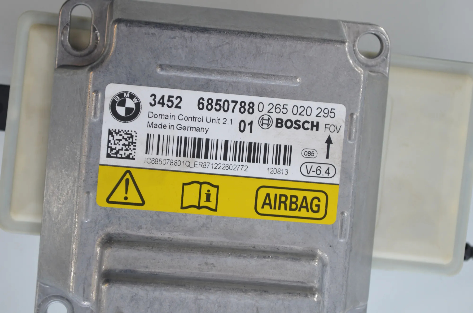 SRS Control Unit – OEM 9280186 · BMW 6 Gran Coupe (F06) 640 d 2012 – 5