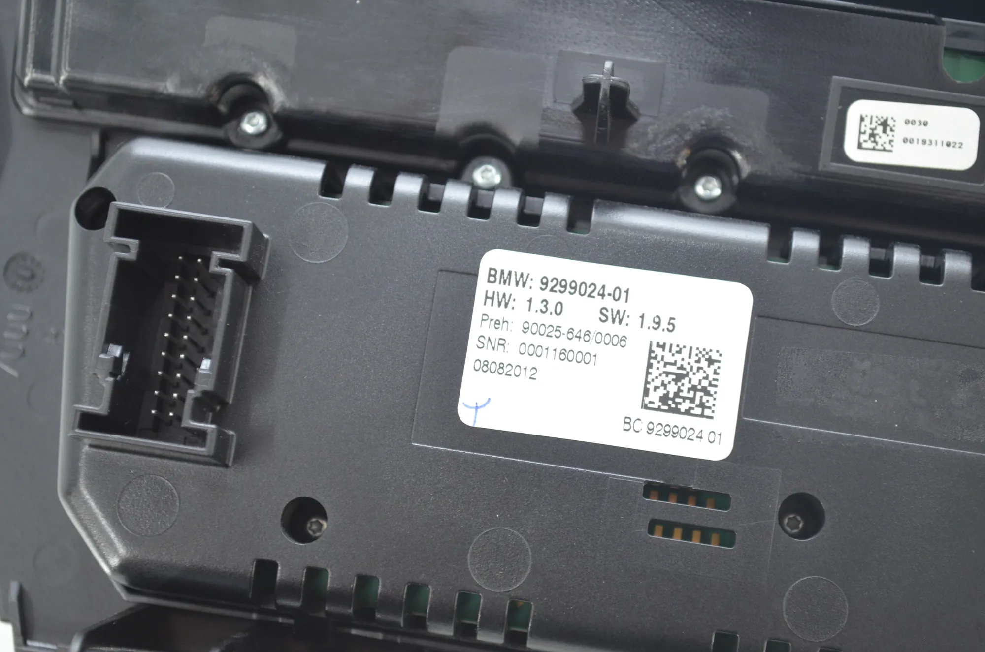 Climate Control Unit – OEM 9299024 · BMW 6 Gran Coupe (F06) 640 d 2012 – 5