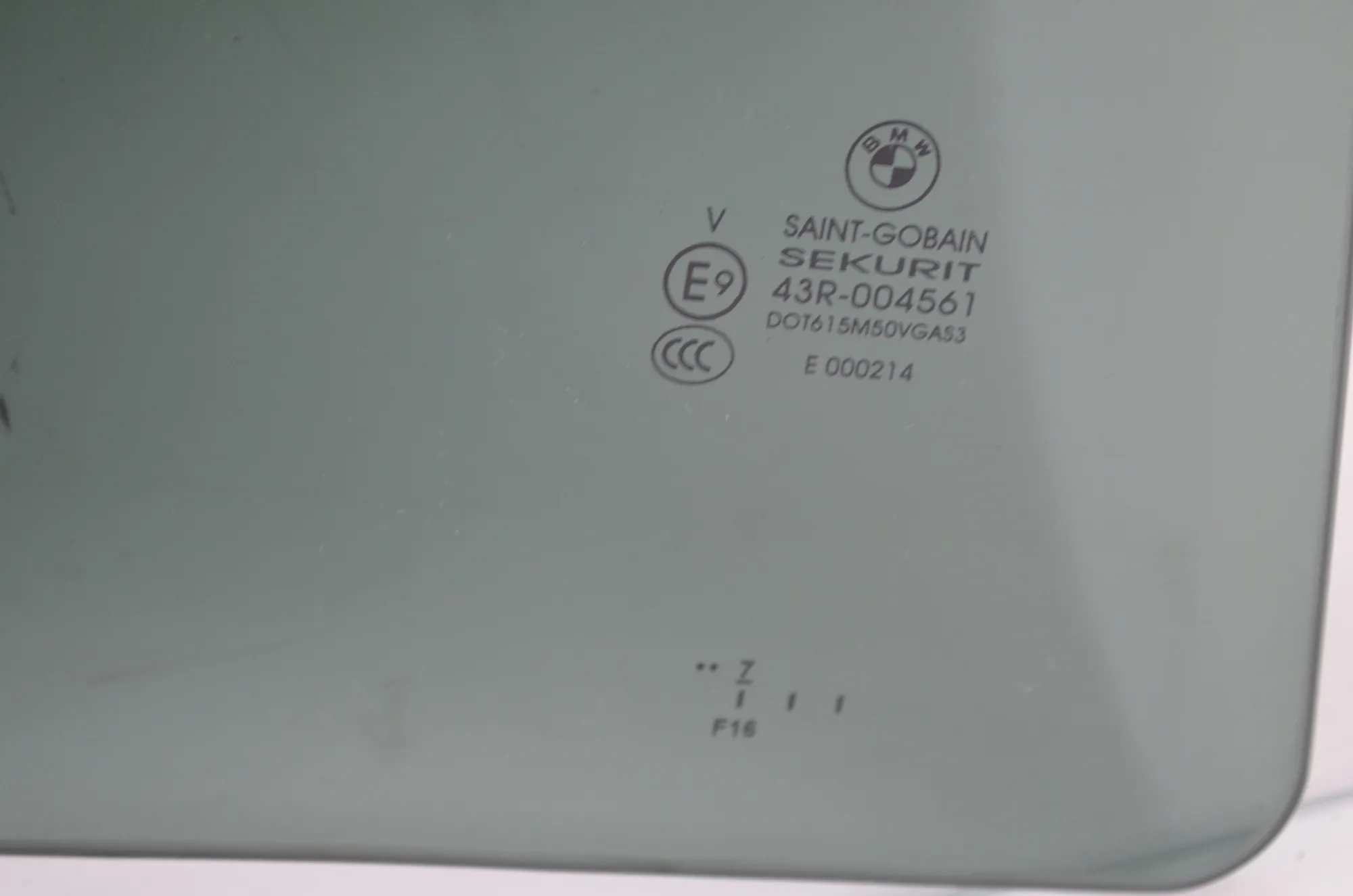 Rear Right Door Window – OEM 7292912 · BMW X6 (F16, F86) M 2017 – 4