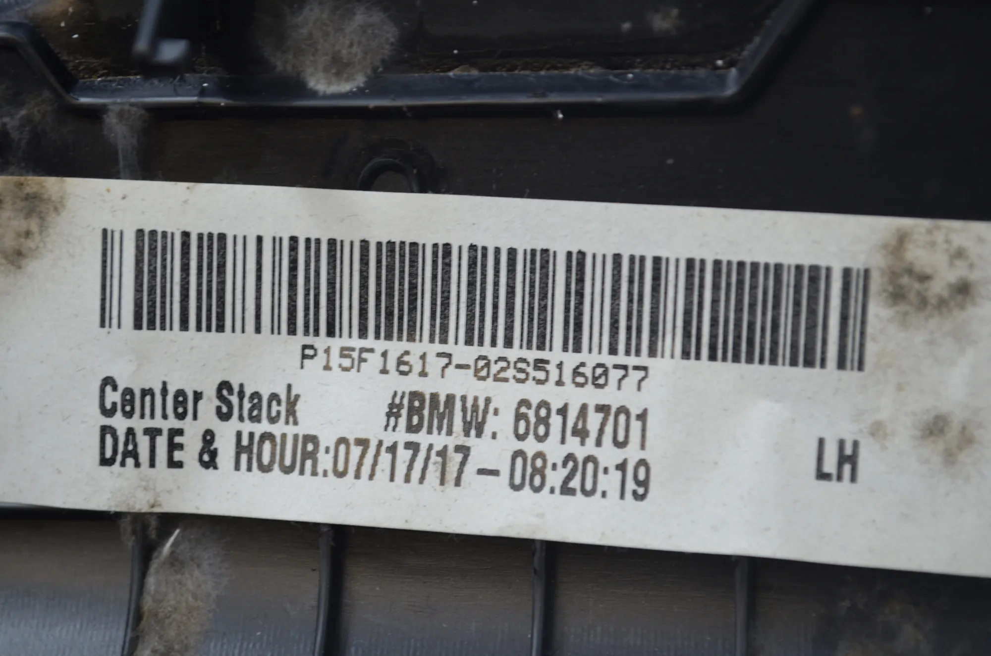 Dashboard Lower Trim – OEM 9281642 · BMW X6 (F16, F86) M 2017 – 10