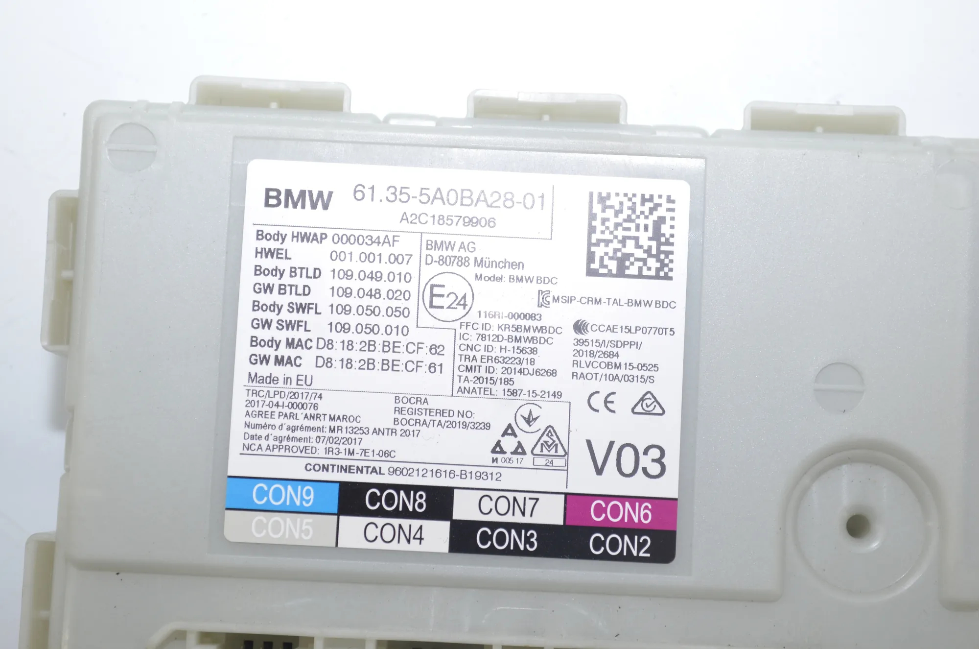 Engine Ignition ECU Set – OEM 5A0BA28 · BMW 5 Touring (G31) (2017 - -) 520 d 2019 – 6