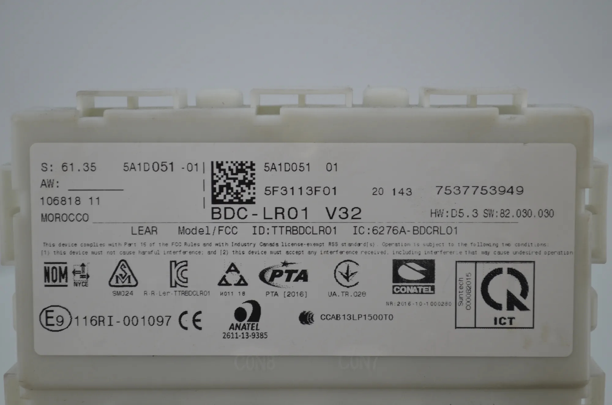 Engine Ignition ECU Set – OEM 5A1D051 · BMW i3 (I01) s Electric 2020 – 6