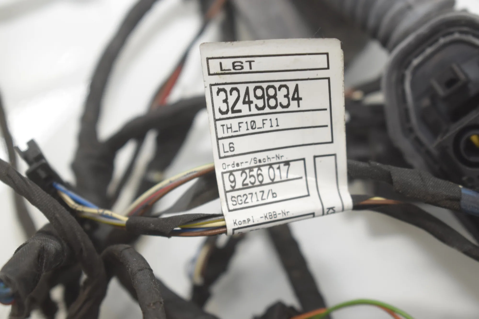Front Left Door Wiring – OEM 9256002 · BMW 5 Touring (F11) 530 d xDrive 2011 – 5