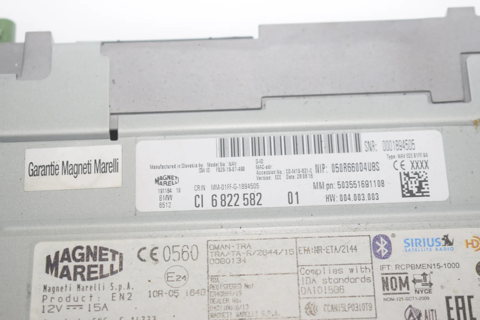 Navigation System – OEM 9286699 · BMW 5 (F10) 530 d 2016 – 10
