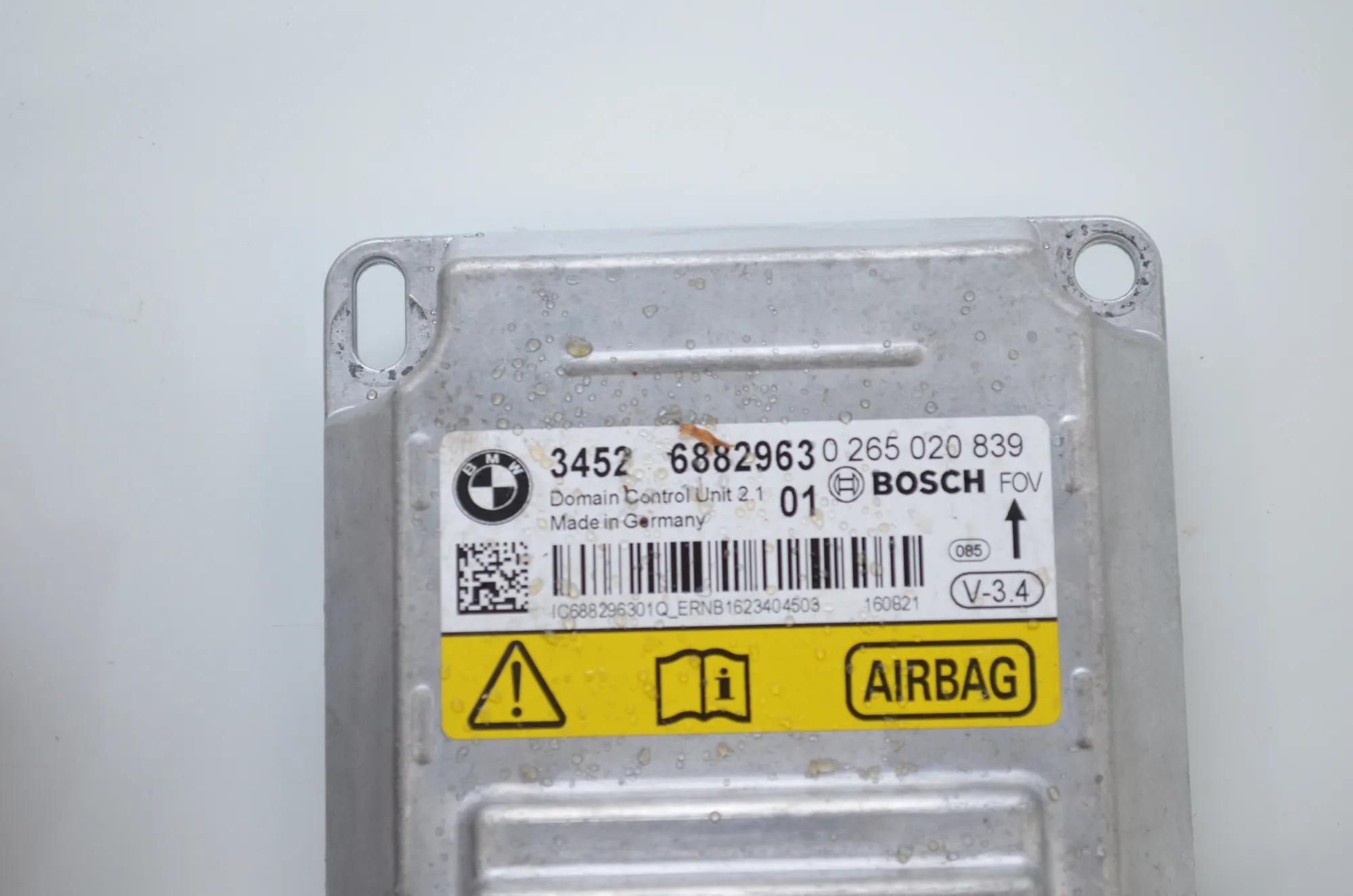 SRS Control Unit – OEM 6807634 · BMW 5 (F10) 530 d 2016 – 6