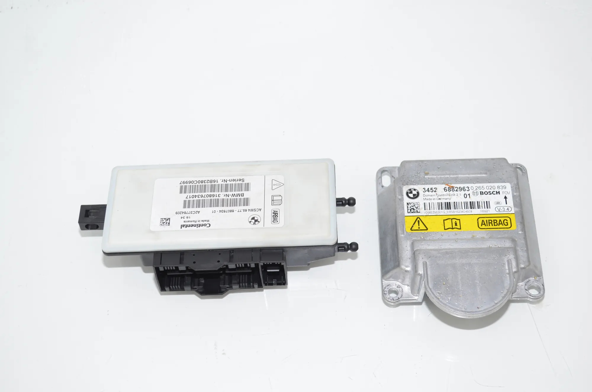 SRS Control Unit – OEM 6807634 · BMW 5 (F10) 530 d 2016