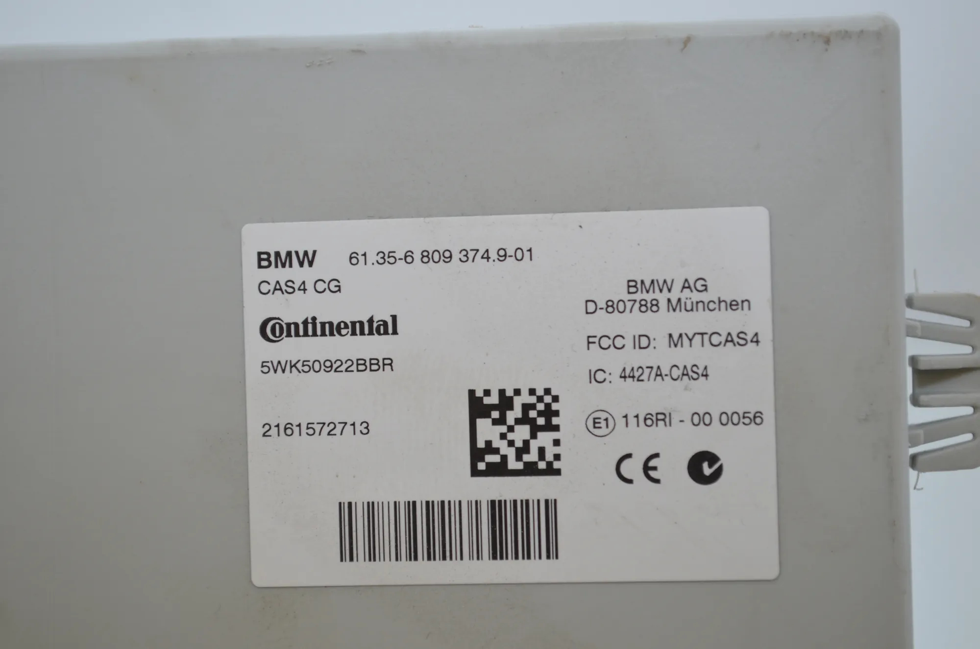 Engine Ignition ECU Set – OEM 6809374 · BMW 5 Touring (F11) 530 d 2016 – 7