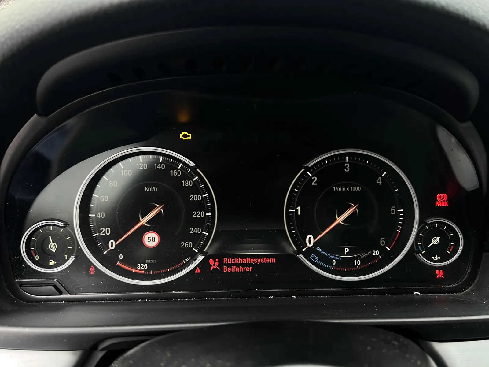 Instrument Cluster Speedometer – OEM 62106821074 · BMW 5 Touring (F11) 530 d 2016 – 5