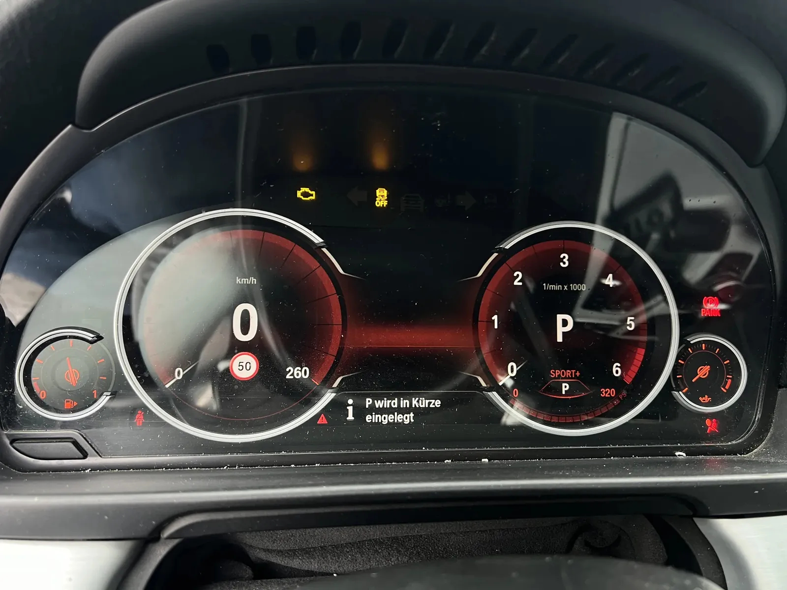 Instrument Cluster Speedometer – OEM 62106821074 · BMW 5 Touring (F11) 530 d 2016 – 9