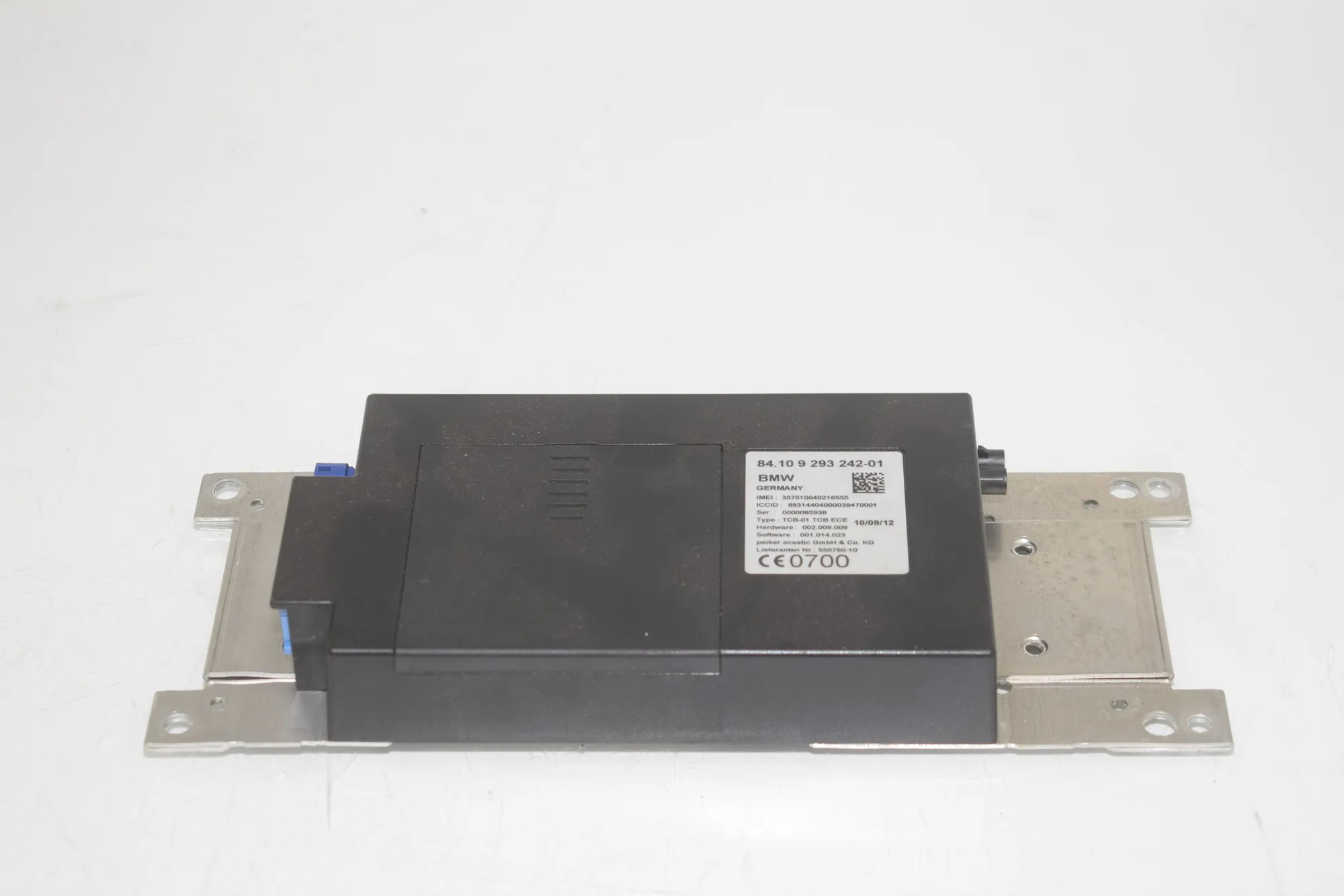 Bluetooth Control Unit – OEM 9293242 · BMW 5 Touring (F11) 530 d xDrive 2012