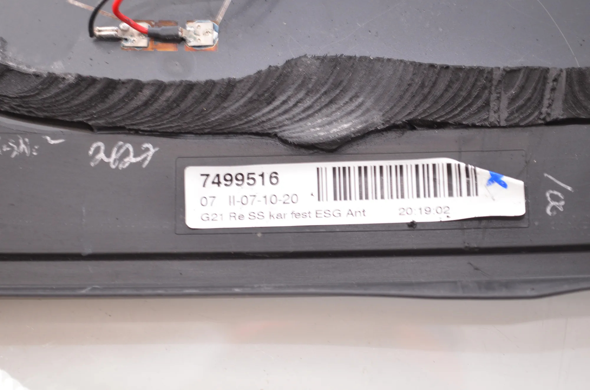Rear Right Quarter Window – OEM 7499516 · BMW 3 Touring (G21) BMW 3 Touring (G21) 330 e Plug-in-Hybrid 2021 – 5